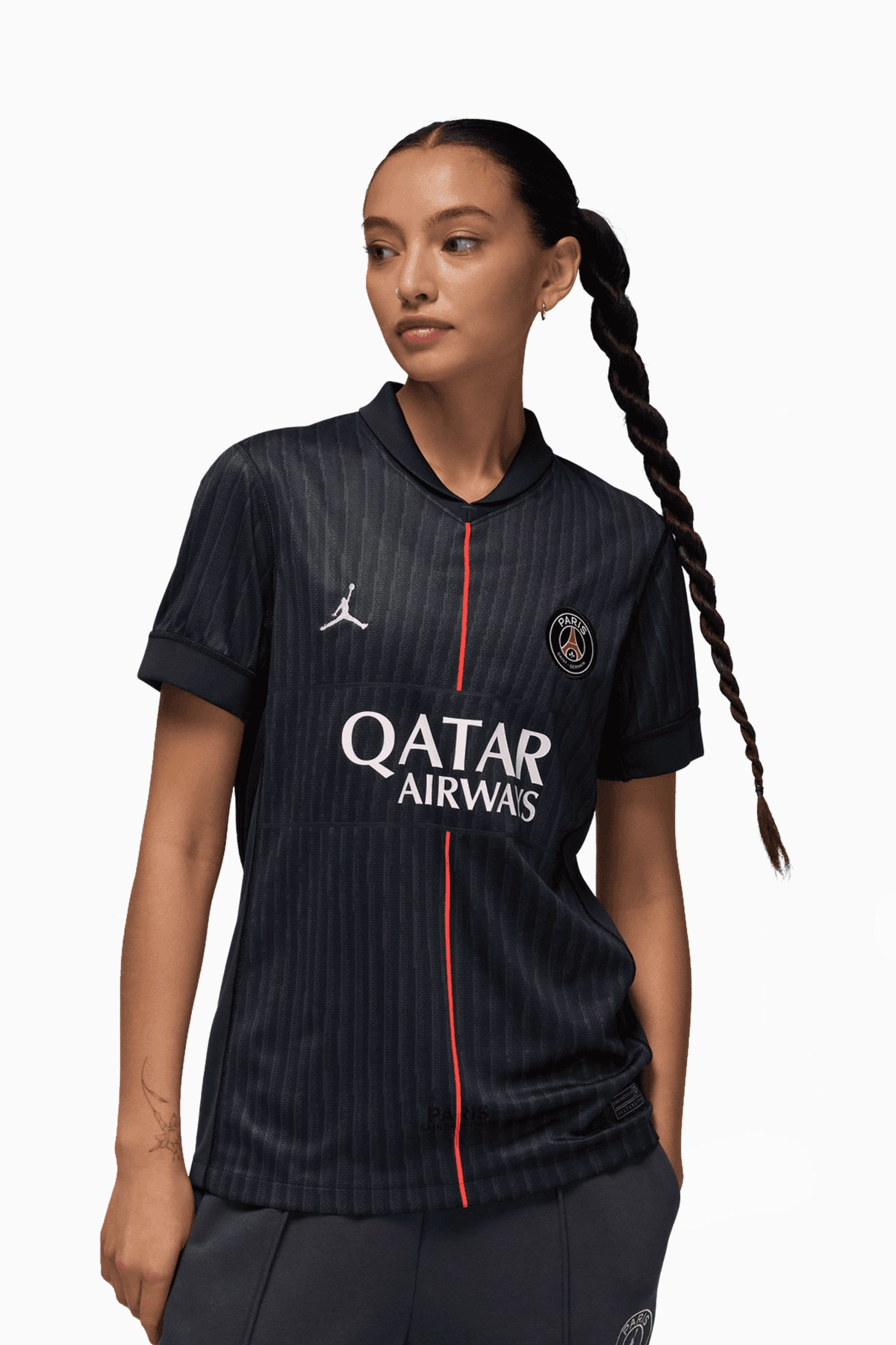 Koszulka Nike PSG x Jordan 25/26 Czwarta Stadium Damska - Czarny