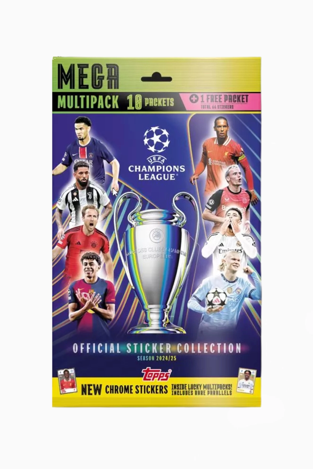 Saszetka z naklejkami Topps UEFA Champions League 24/25 Mega Multipack