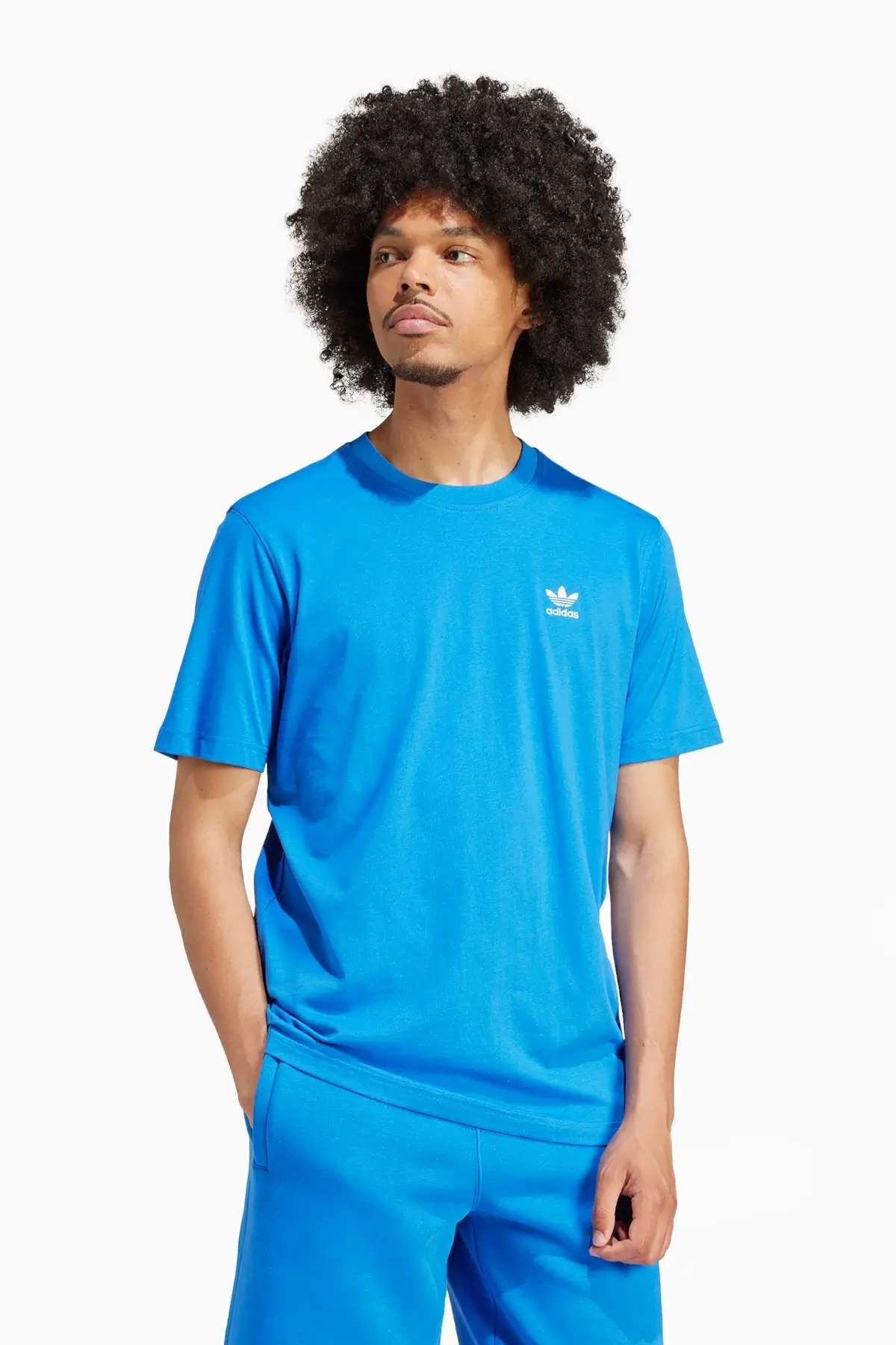 Koszulka adidas Trefoil Essentials - Niebieski