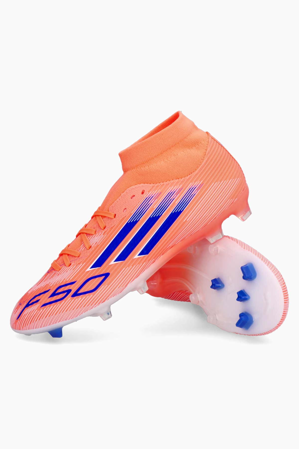 Korki adidas F50 League Mid FG/MG - Pomarańczowy