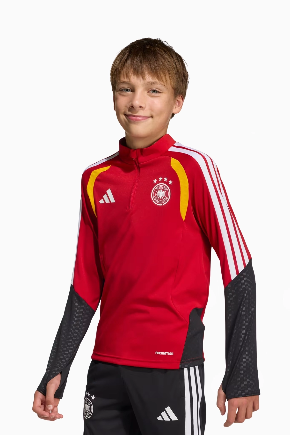 Bluza Reprezentacji Niemiec adidas 2026 Training Top Junior - Czerwony