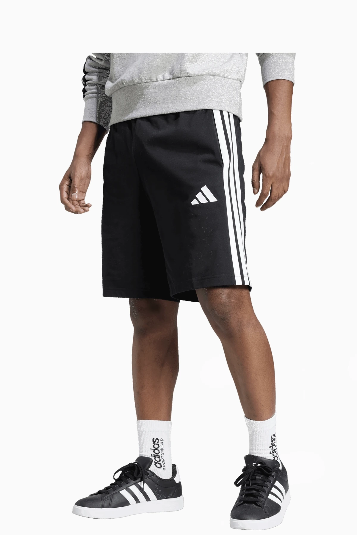 Spodenki adidas Essential 3-Stripes - Czarny