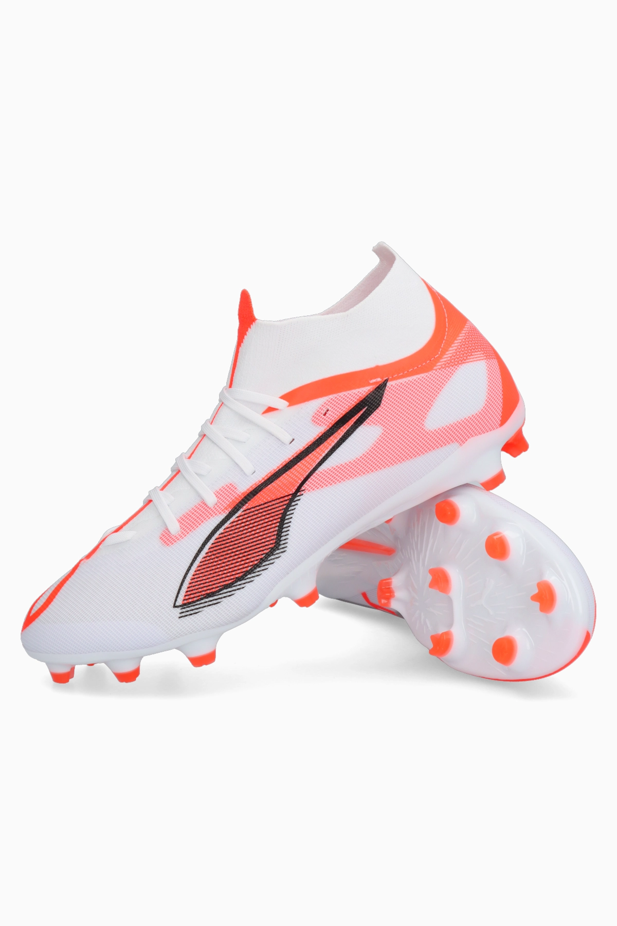 Korki Puma Ultra 5 Match+ FG/AG - Biały