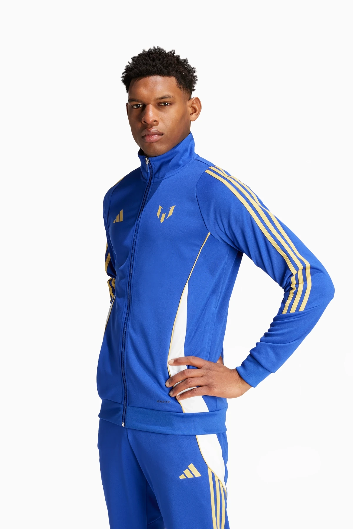 Bluza adidas Pitch 2 Street Messi Track Top - Niebieski
