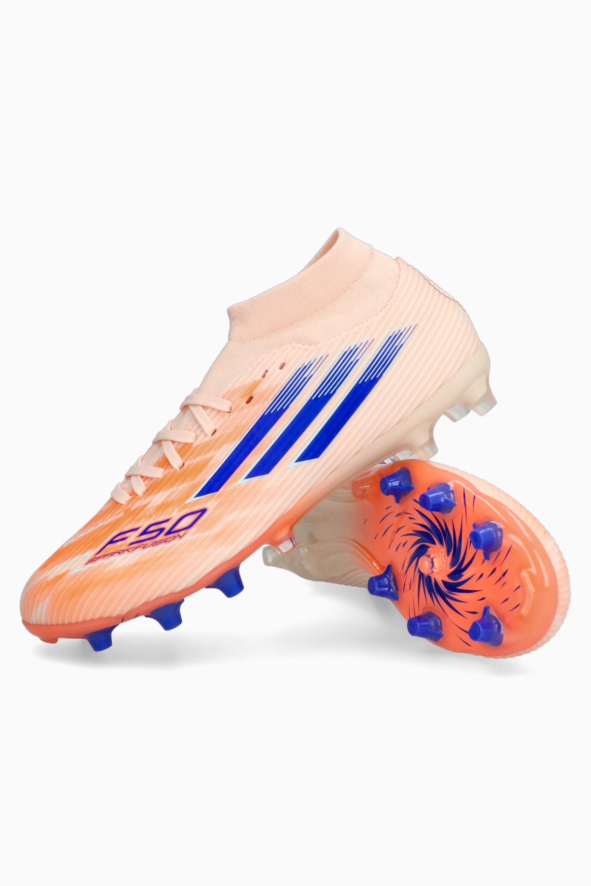 Korki adidas F50 League Mid FG/MG Damskie - Pomarańczowy