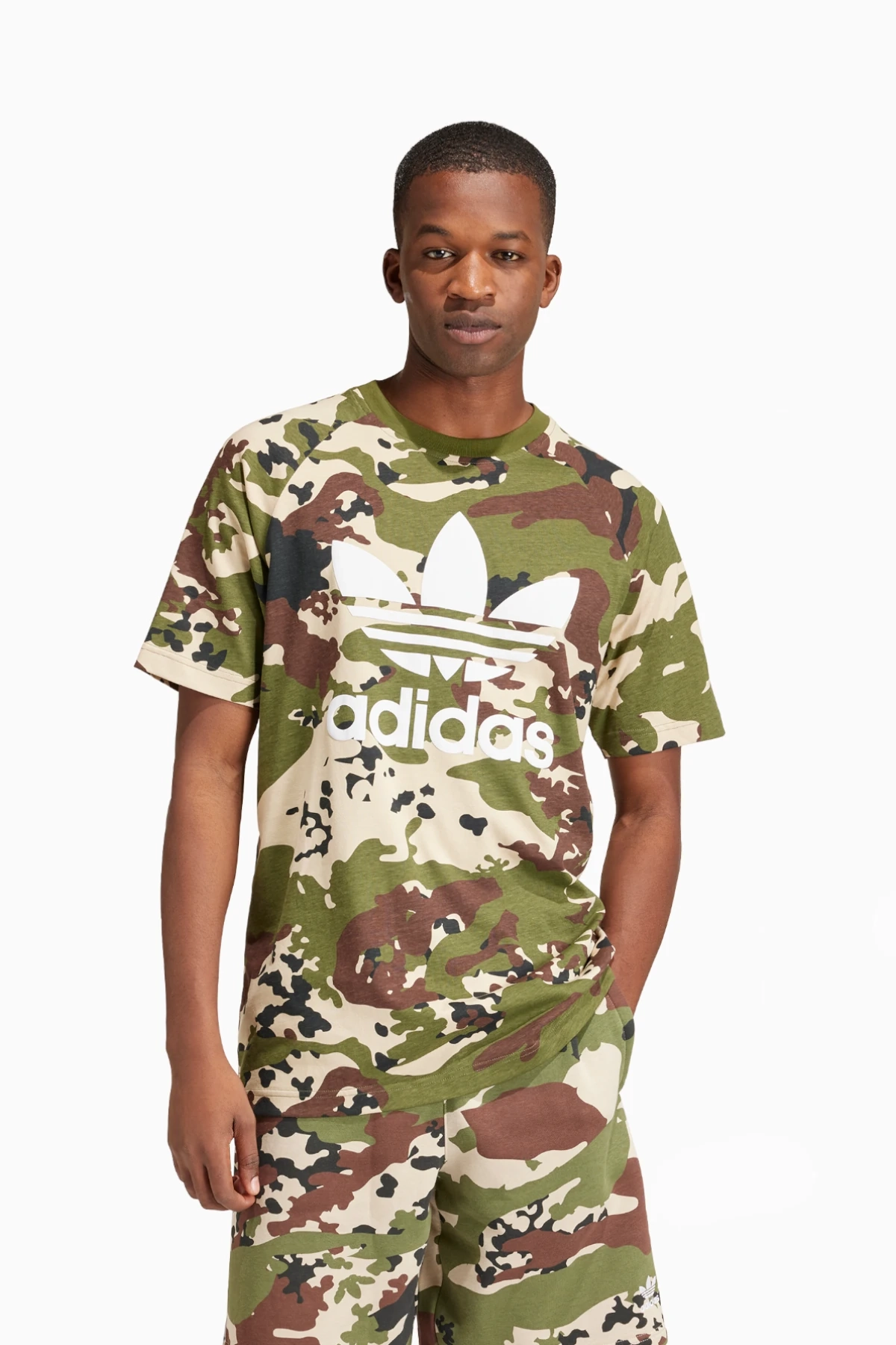 Koszulka adidas Camo Trefoil - Multikolor