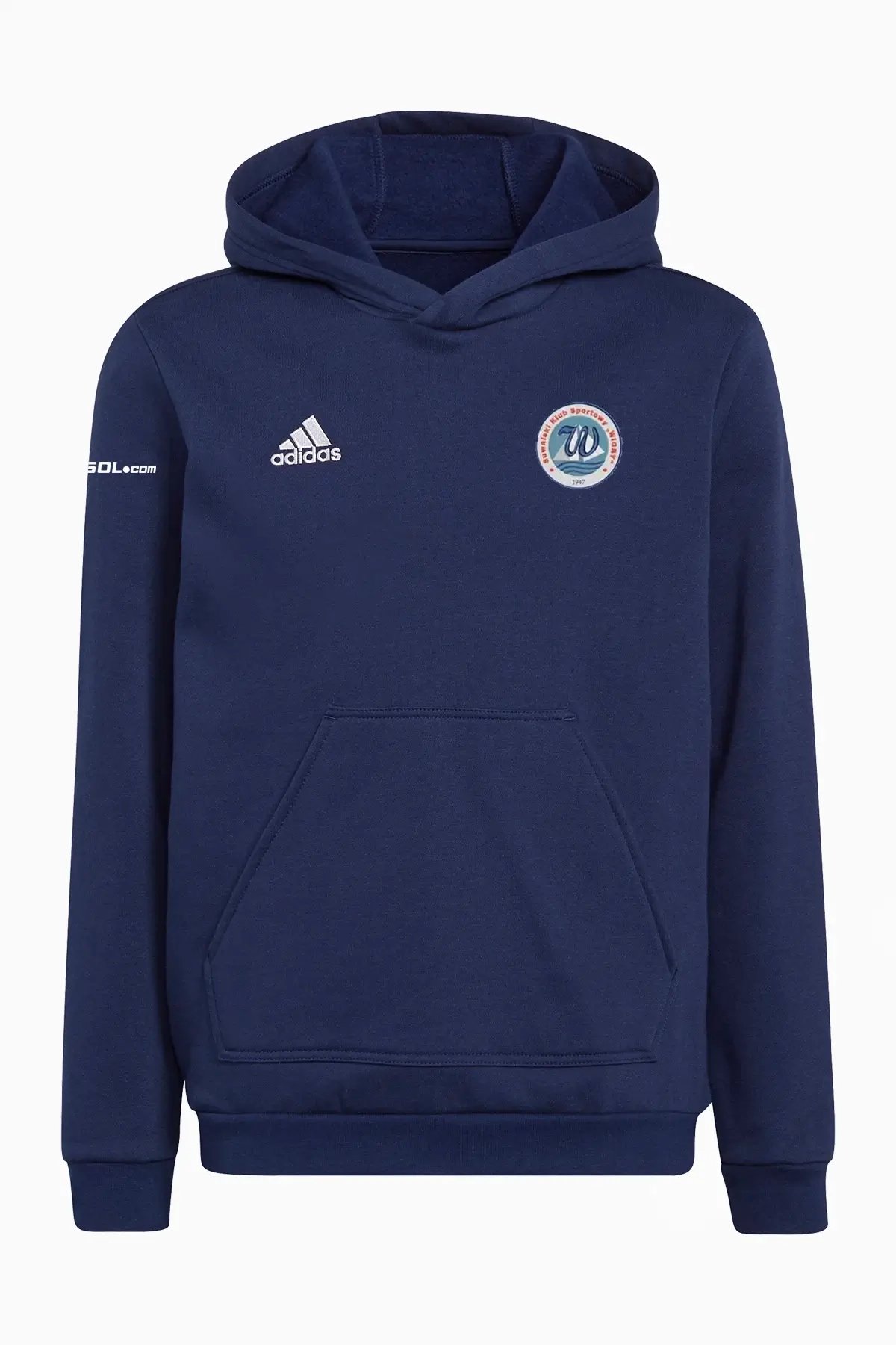 Bluza z kapturem adidas Wigry Suwałki 23/24 Junior - Granatowy