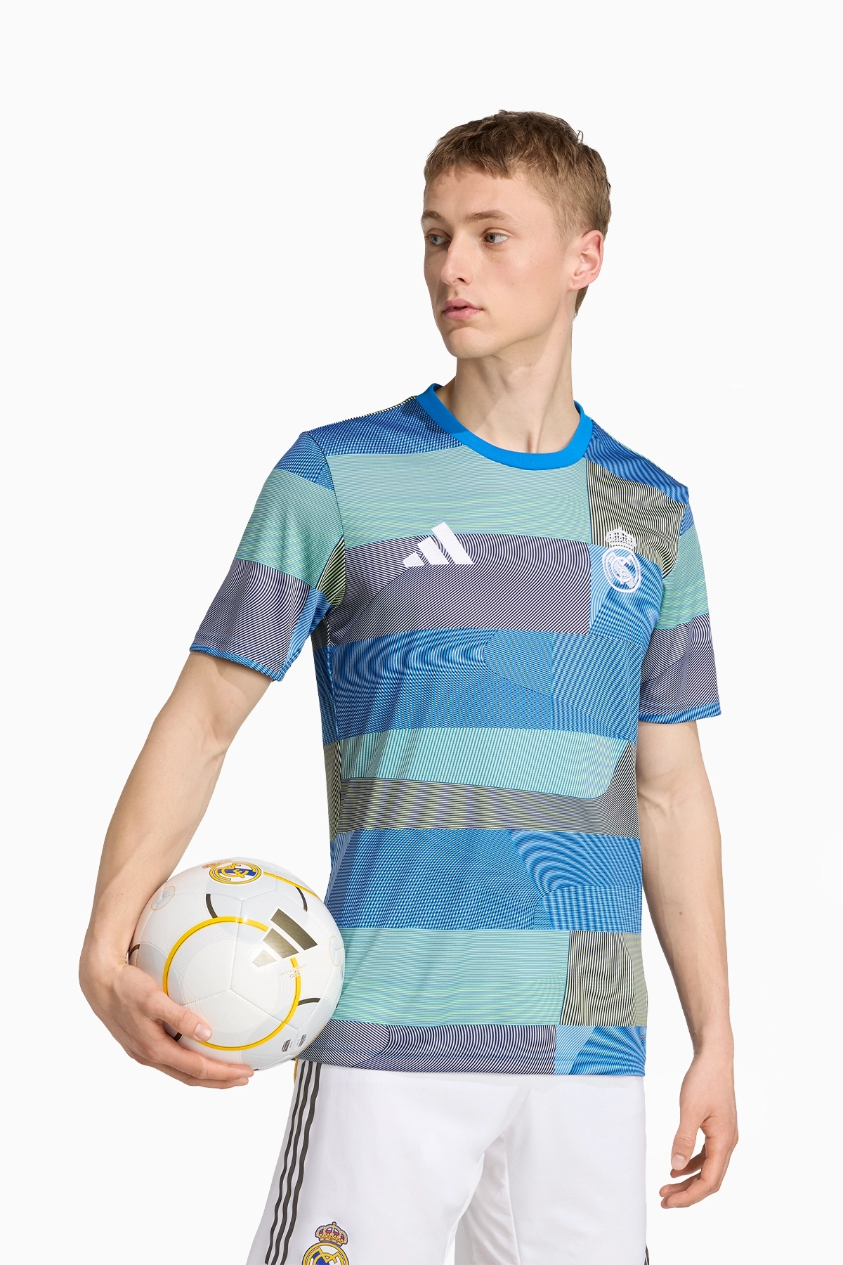 Koszulka adidas Real Madryt 25/26 Pre-Match - Niebieski