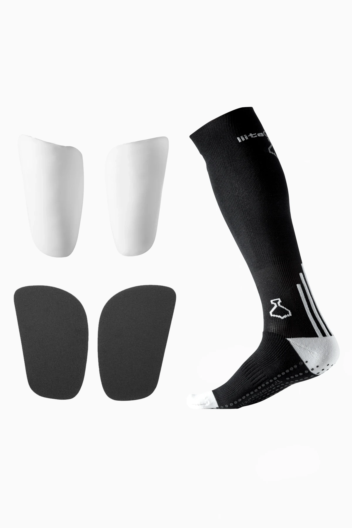 Komplet liiteGuard Performance skarpety + ochraniacze - Czarny