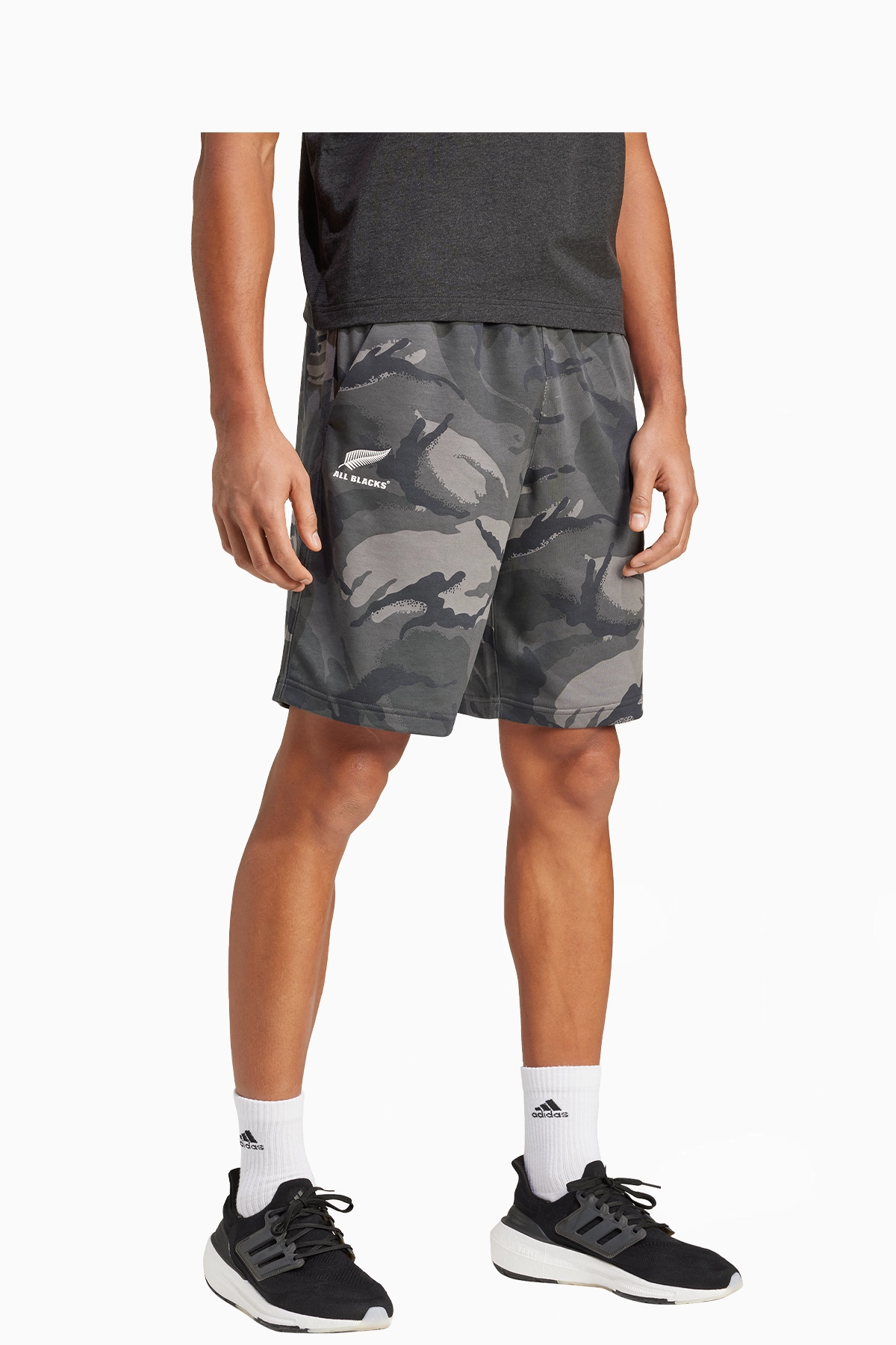 Spodenki adidas All Blacks Camouflage - Szary