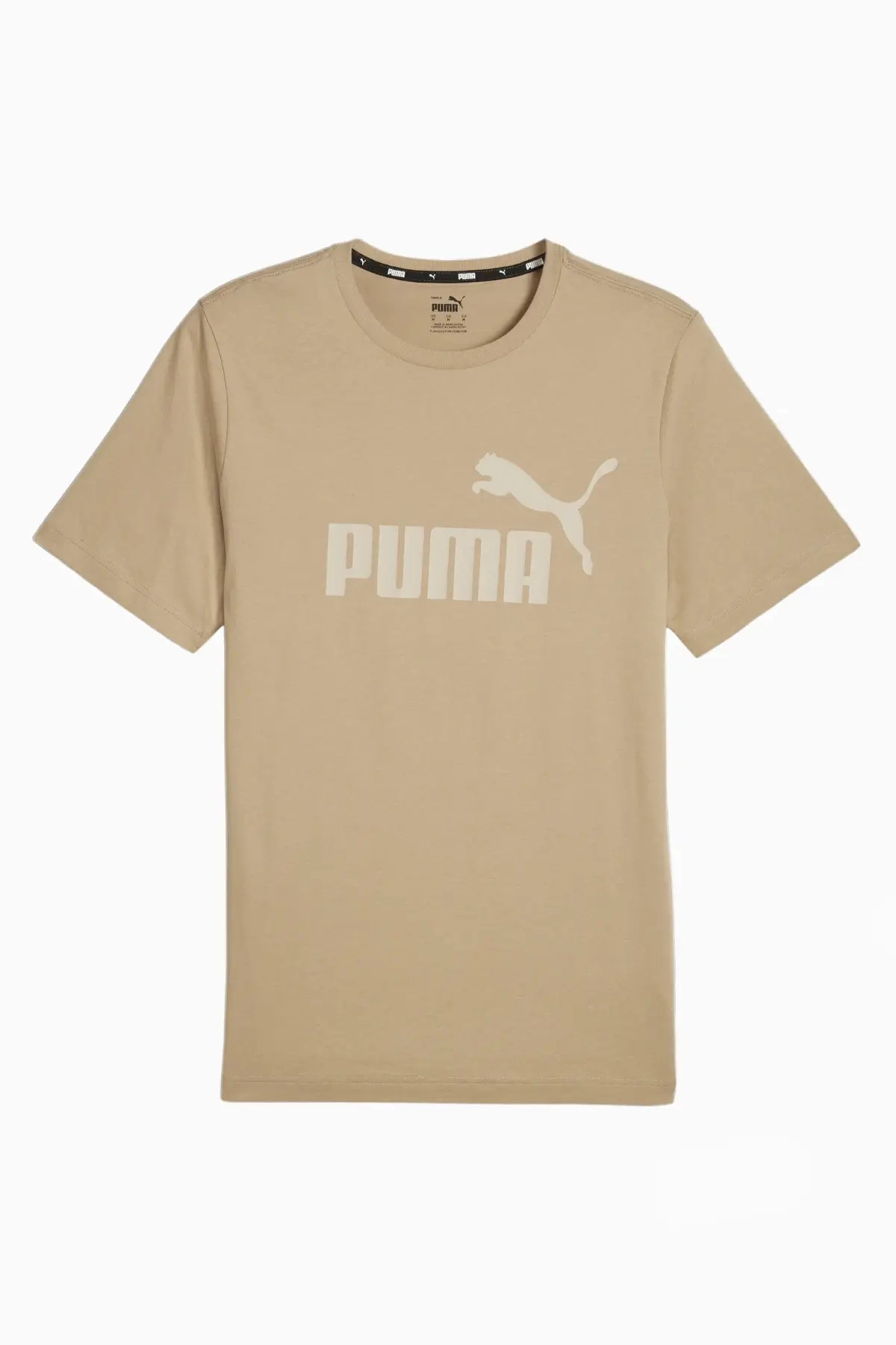 Koszulka Puma Essentials Logo - Beżowy