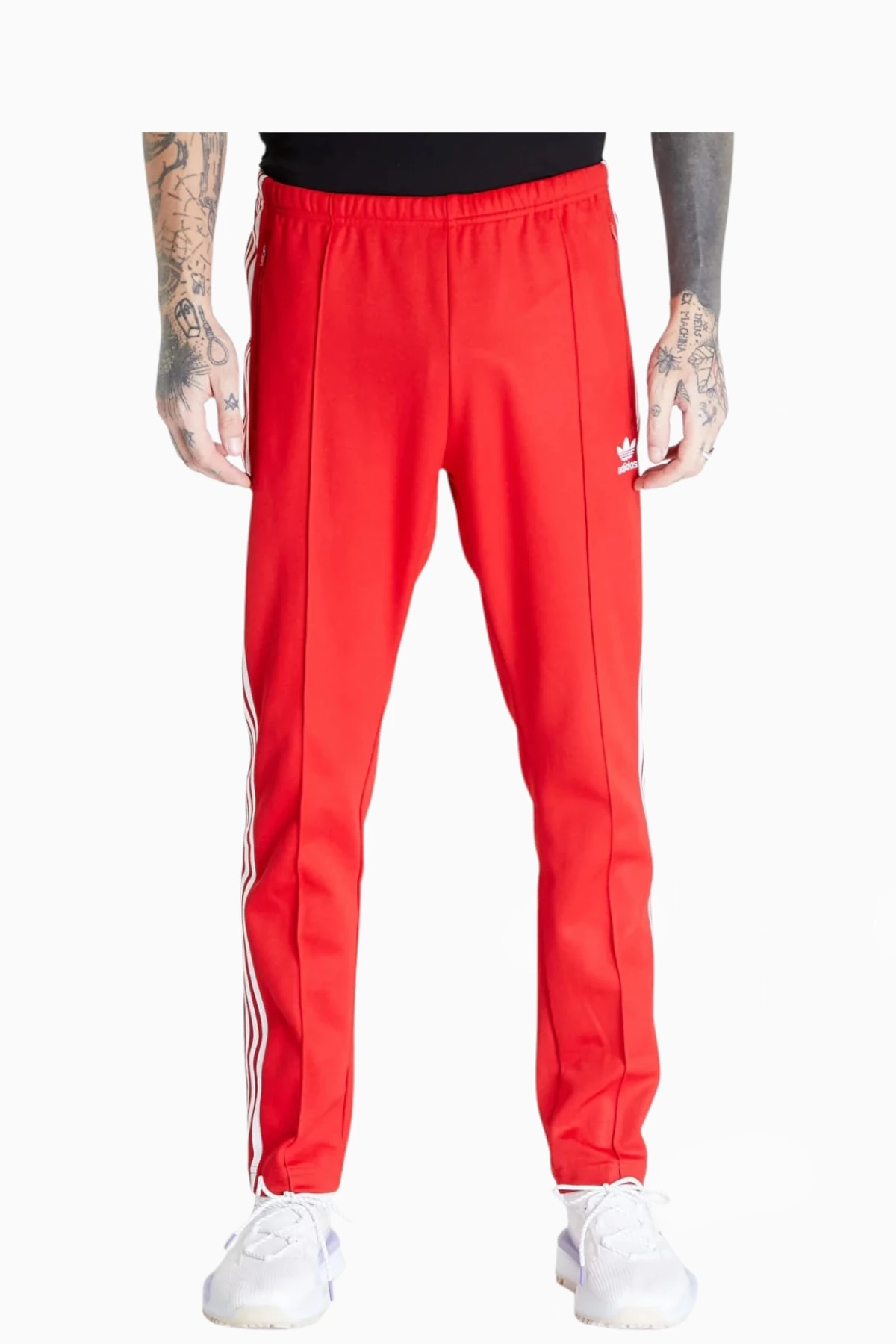 Spodnie adidas Adicolor Classics Beckenbauer - Czerwony