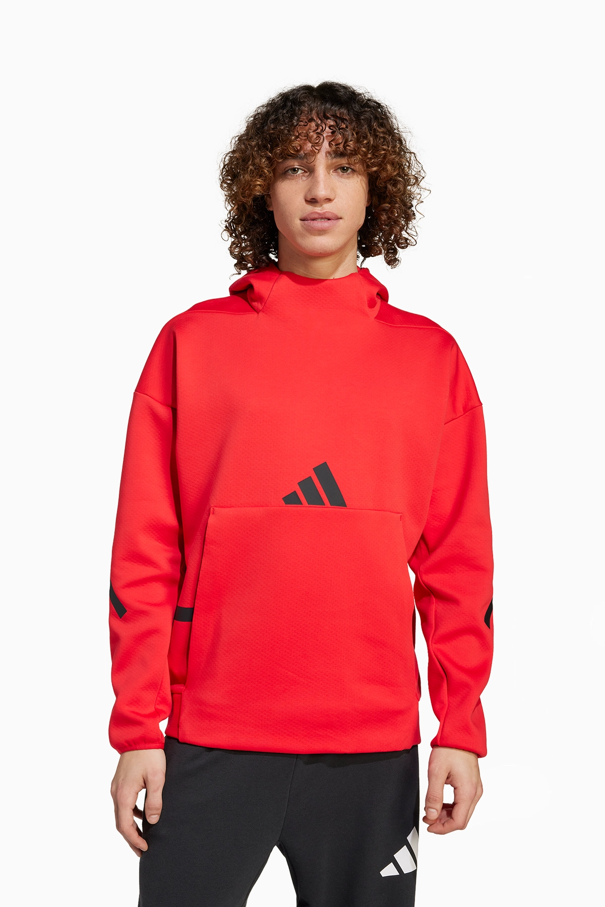 Bluza z kapturem adidas Z.N.E. - Czerwony