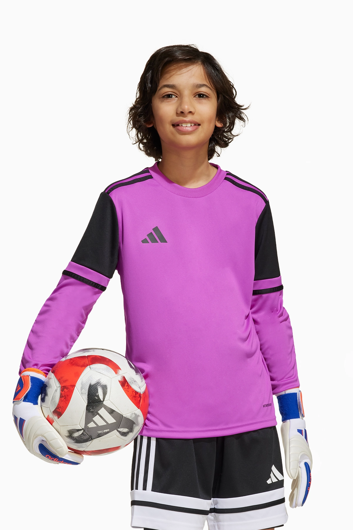 Bluza bramkarska adidas Squadra 25 GK Junior - Różowy