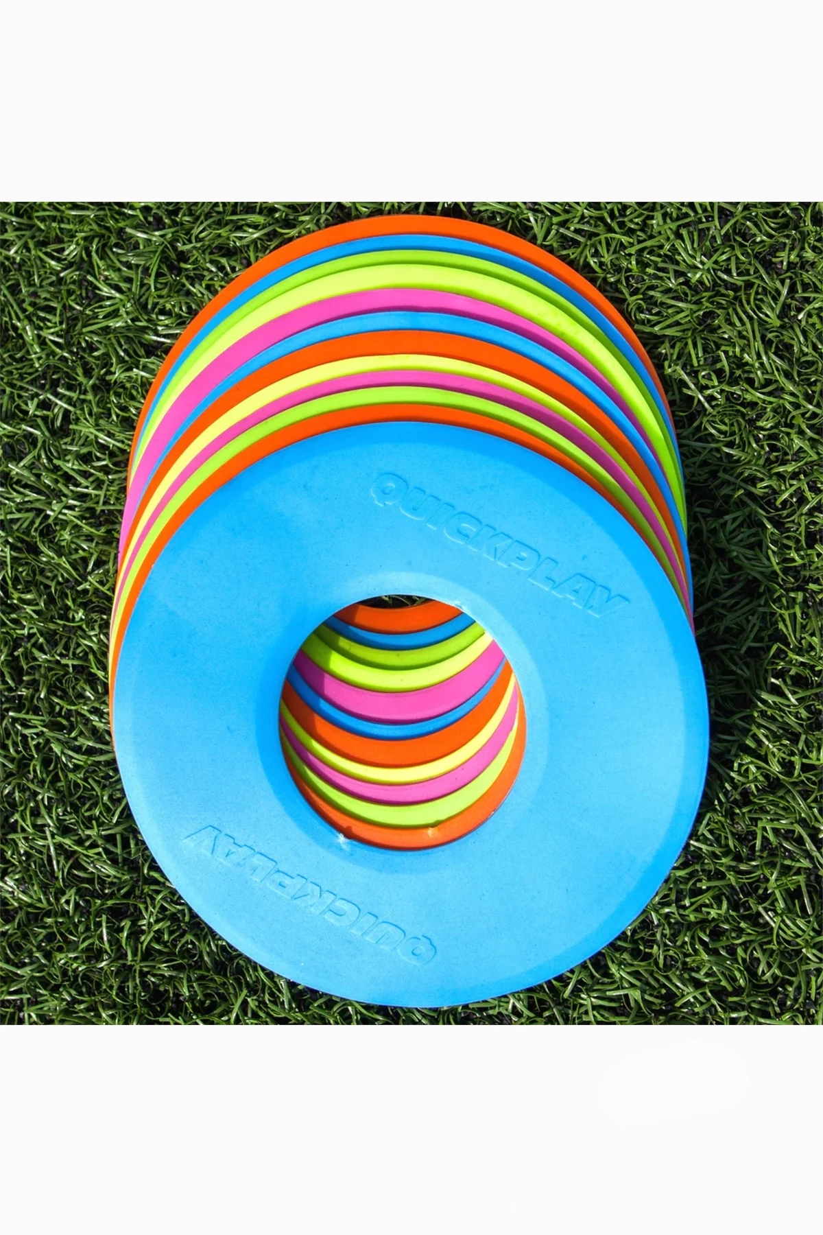 Znaczniki pola Quickplay płaskie (10 szt.) - Multikolor