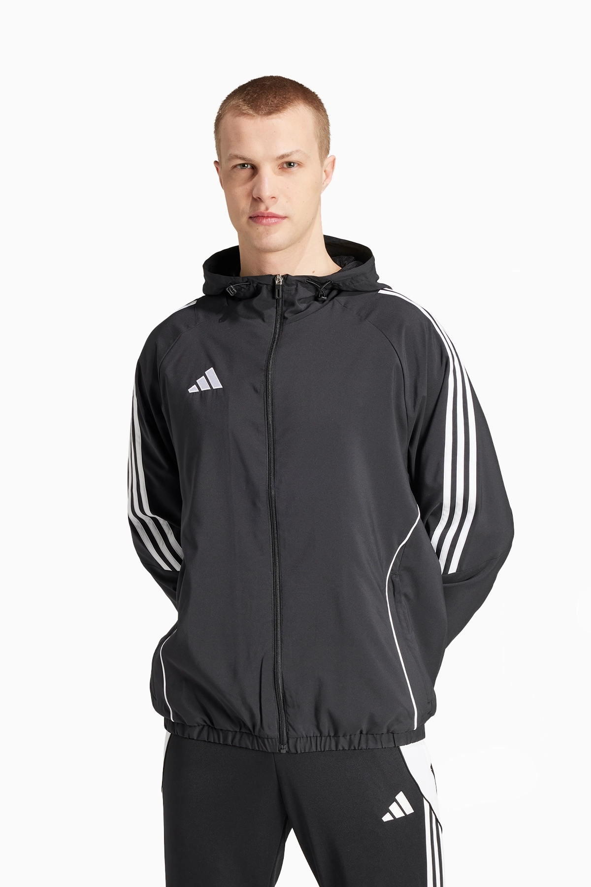 Kurtka adidas Tiro 24 Windbreaker - Czarny