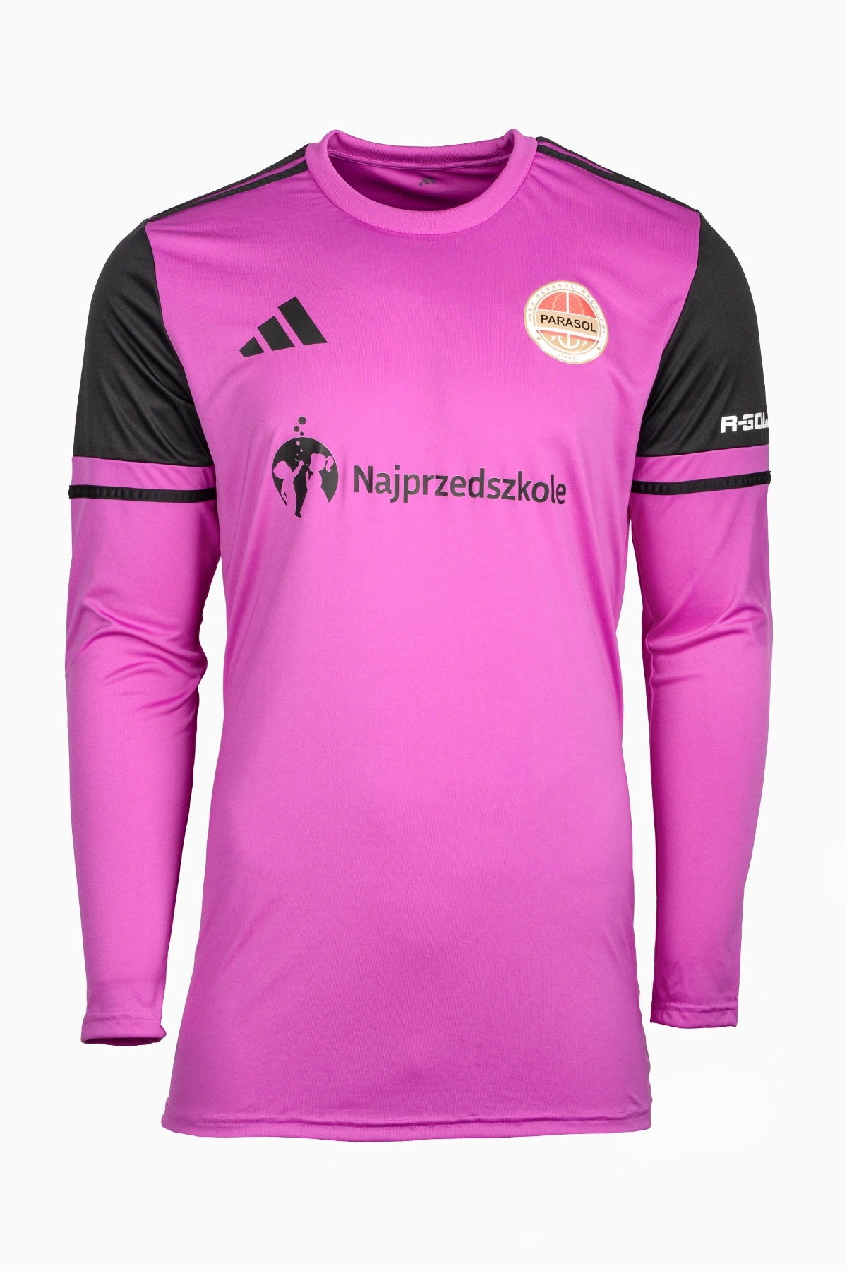 Koszulka bramkarska adidas Parasol Wrocław 25/26 Junior - Limonkowy