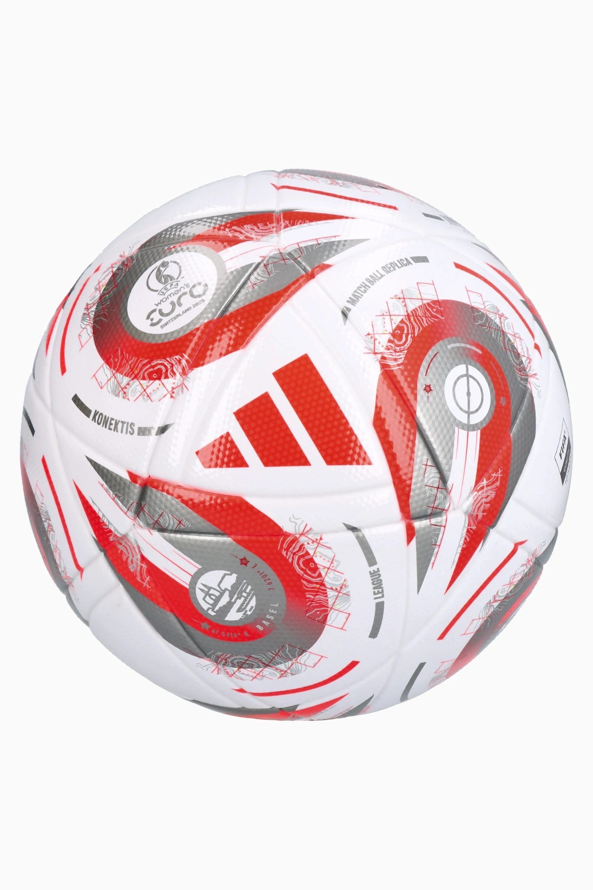 Piłka adidas Women's EURO 2025 Final League rozmiar 4 - Biały