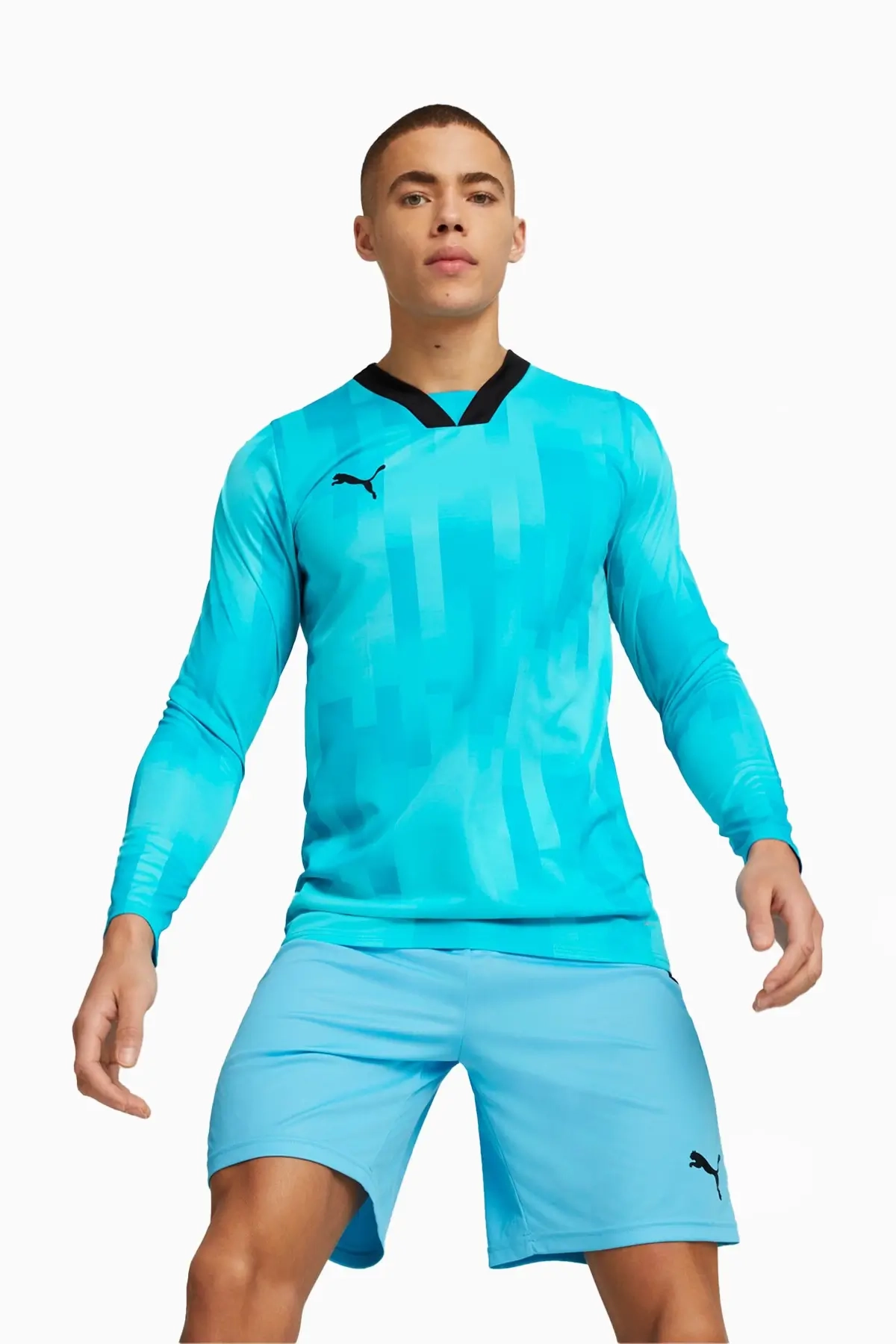 Bluza bramkarska Puma teamTarget GK LS - Błękitny