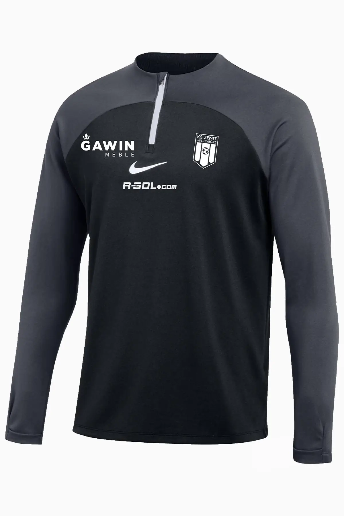 Bluza Nike Zenit Międzbórz 23/24 Academy Pro - Czarny