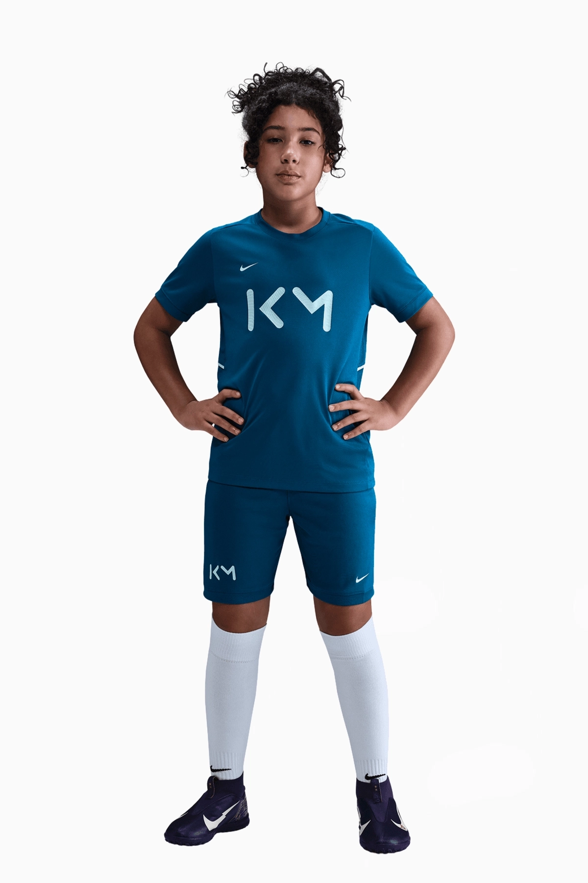 Koszulka Nike Kylian Mbappé Academy Junior - Niebieski