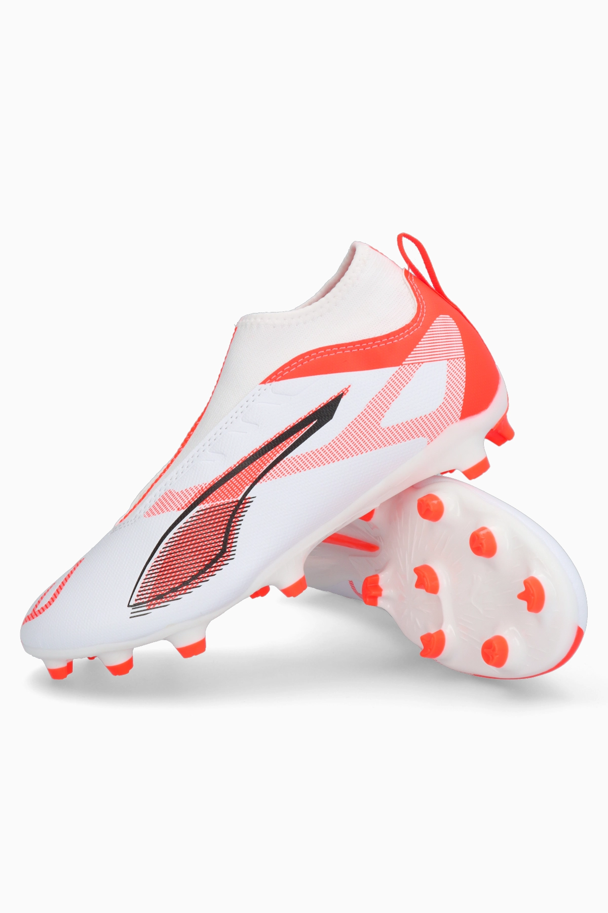 Korki Puma Ultra 5 Match+ LL FG/AG Junior - Biały
