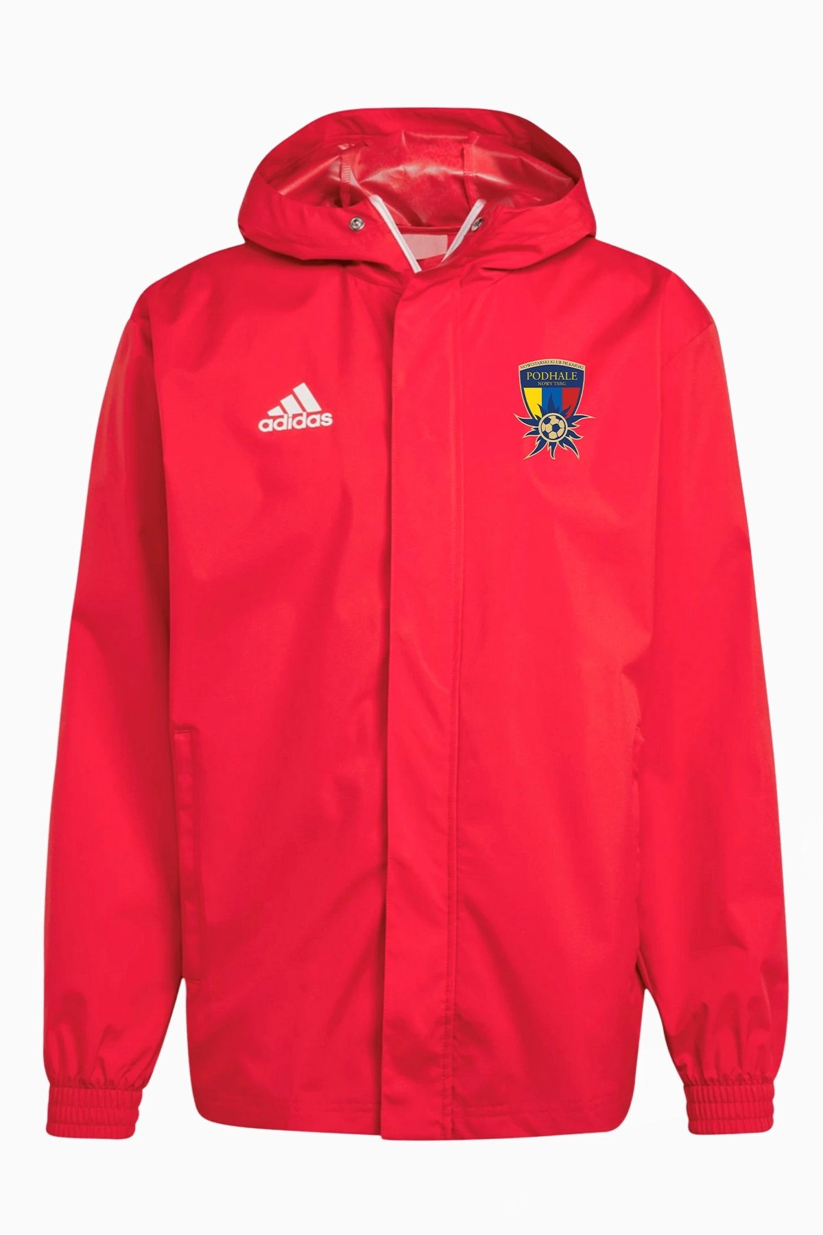 Kurtka adidas Podhale Nowy Targ 25/26 All-Weather Junior - Czerwony