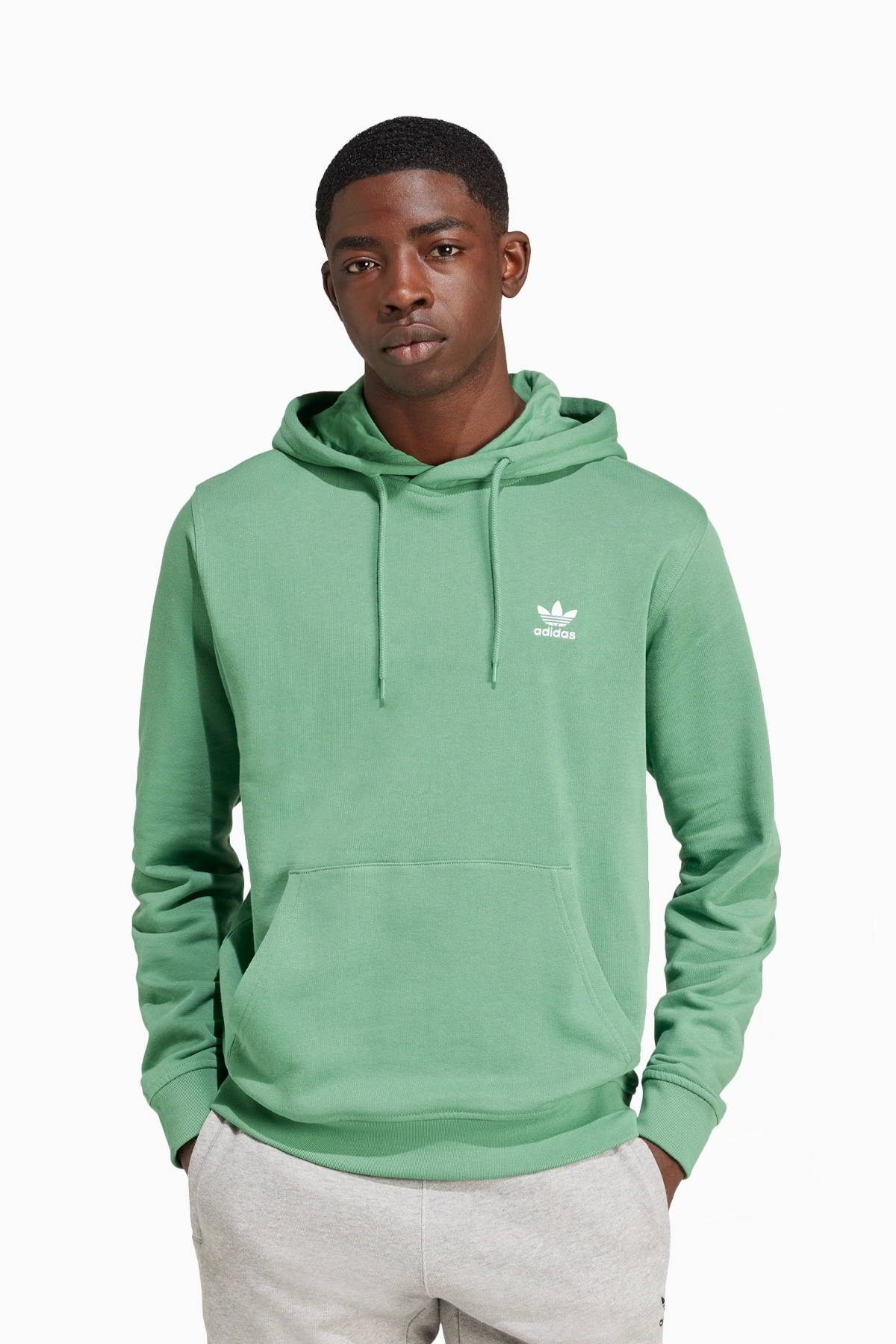 Bluza z kapturem adidas Trefoil Essentials - Zielony