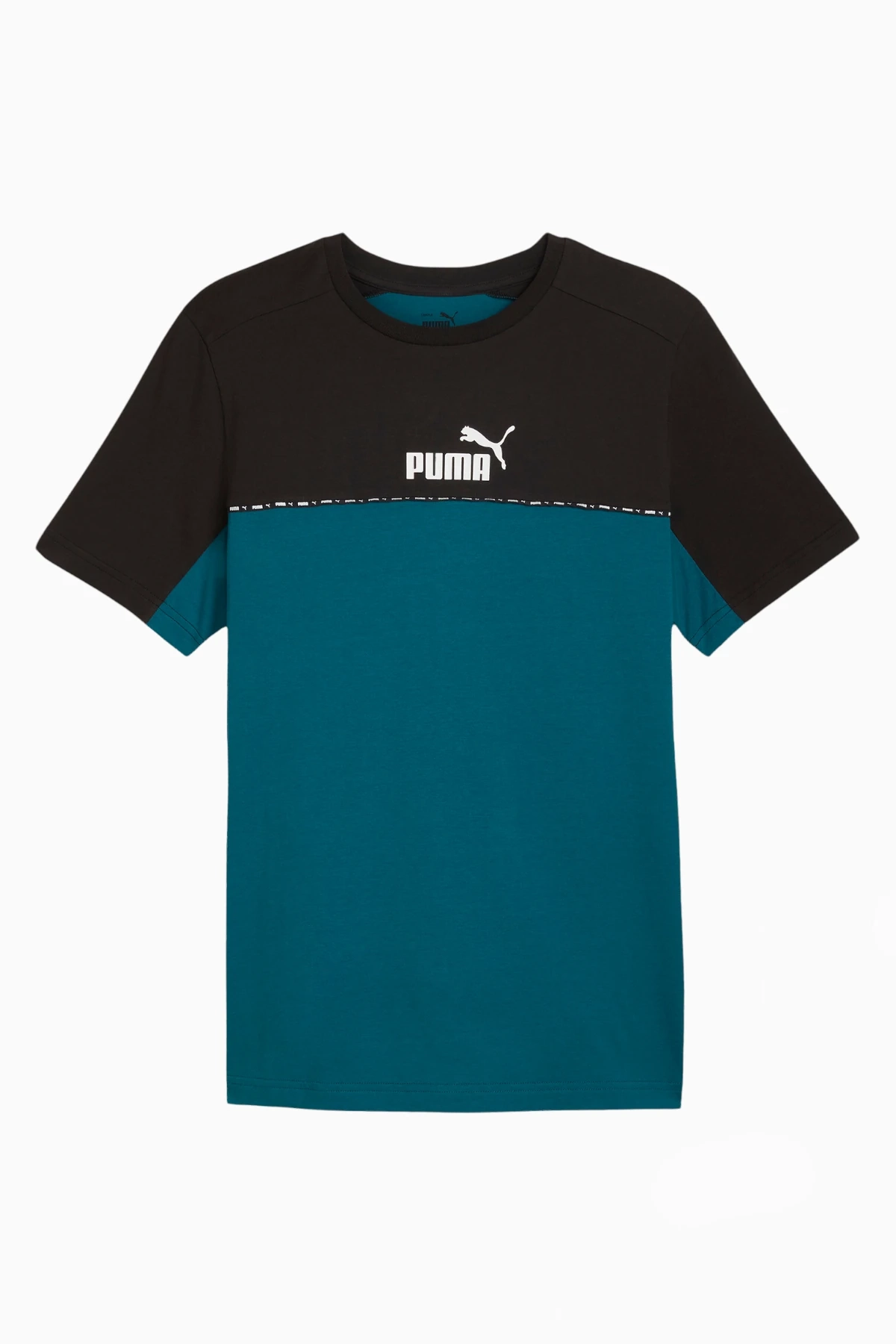 Koszulka Puma Essentials Block Tape - Zielony