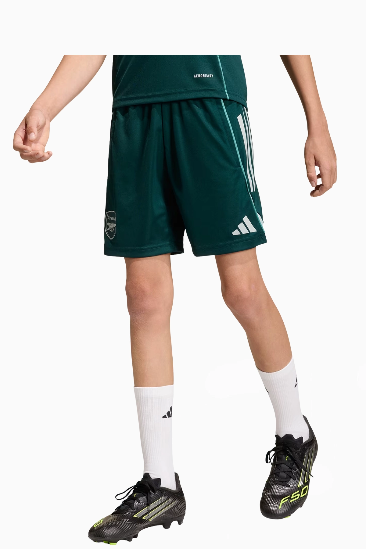 Spodenki adidas Arsenal FC 25/26 Competition Training Junior - Zielony