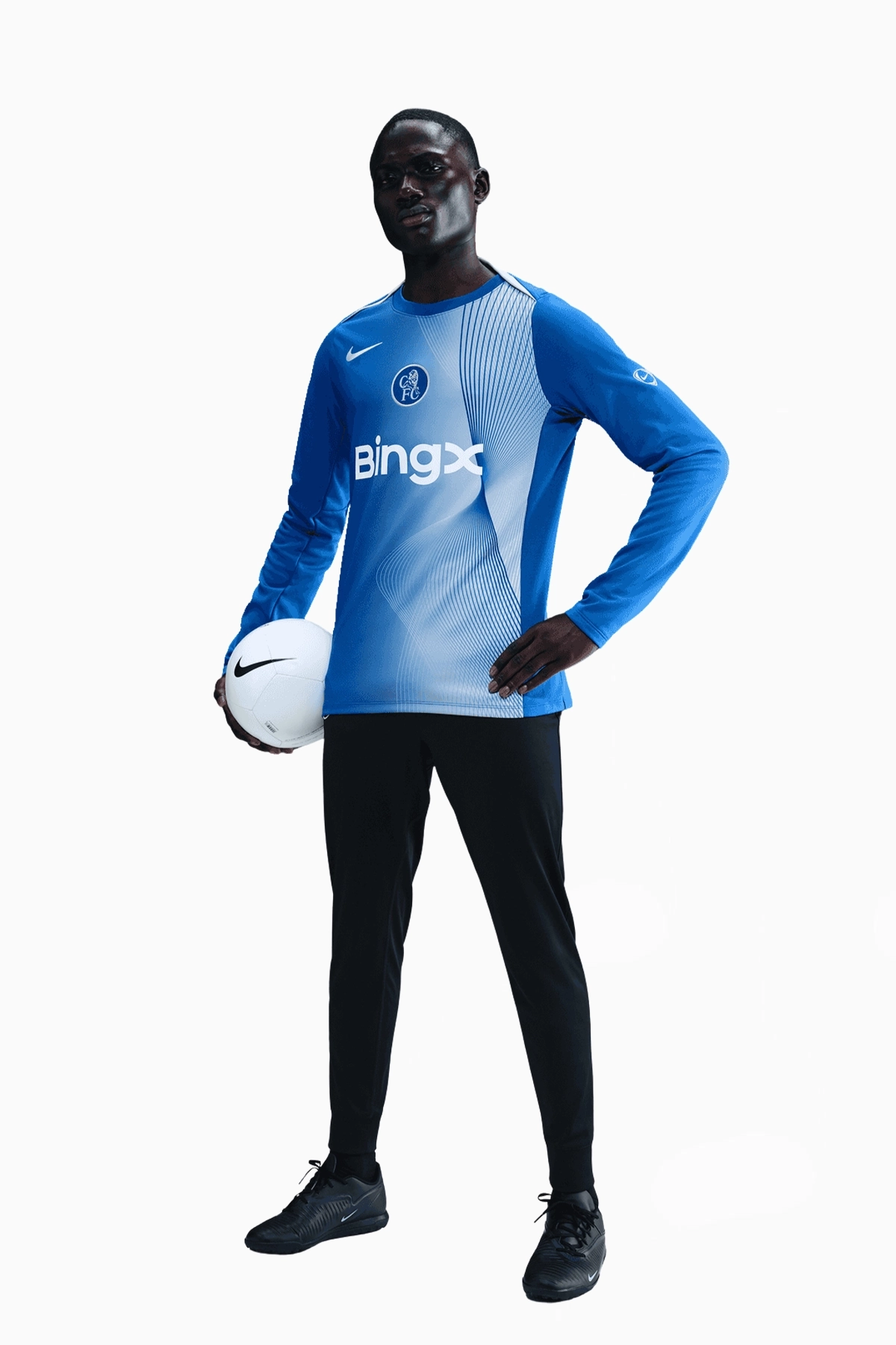 Koszulka z długim rękawem Nike Chelsea FC 25/26 Dri-FIT Academy Pro - Niebieski