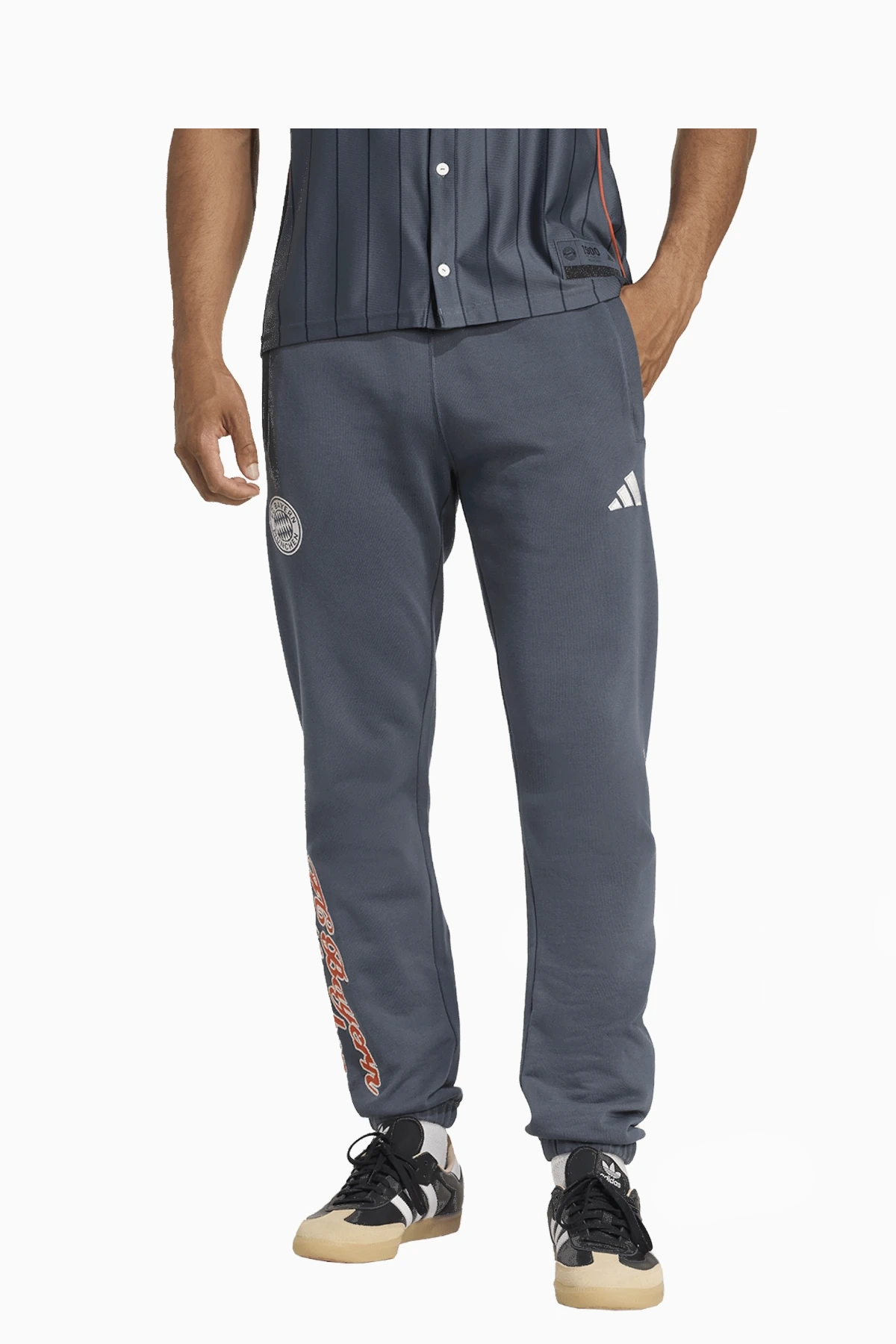 Spodnie adidas FC Bayern 25/26 US Pack - Szary