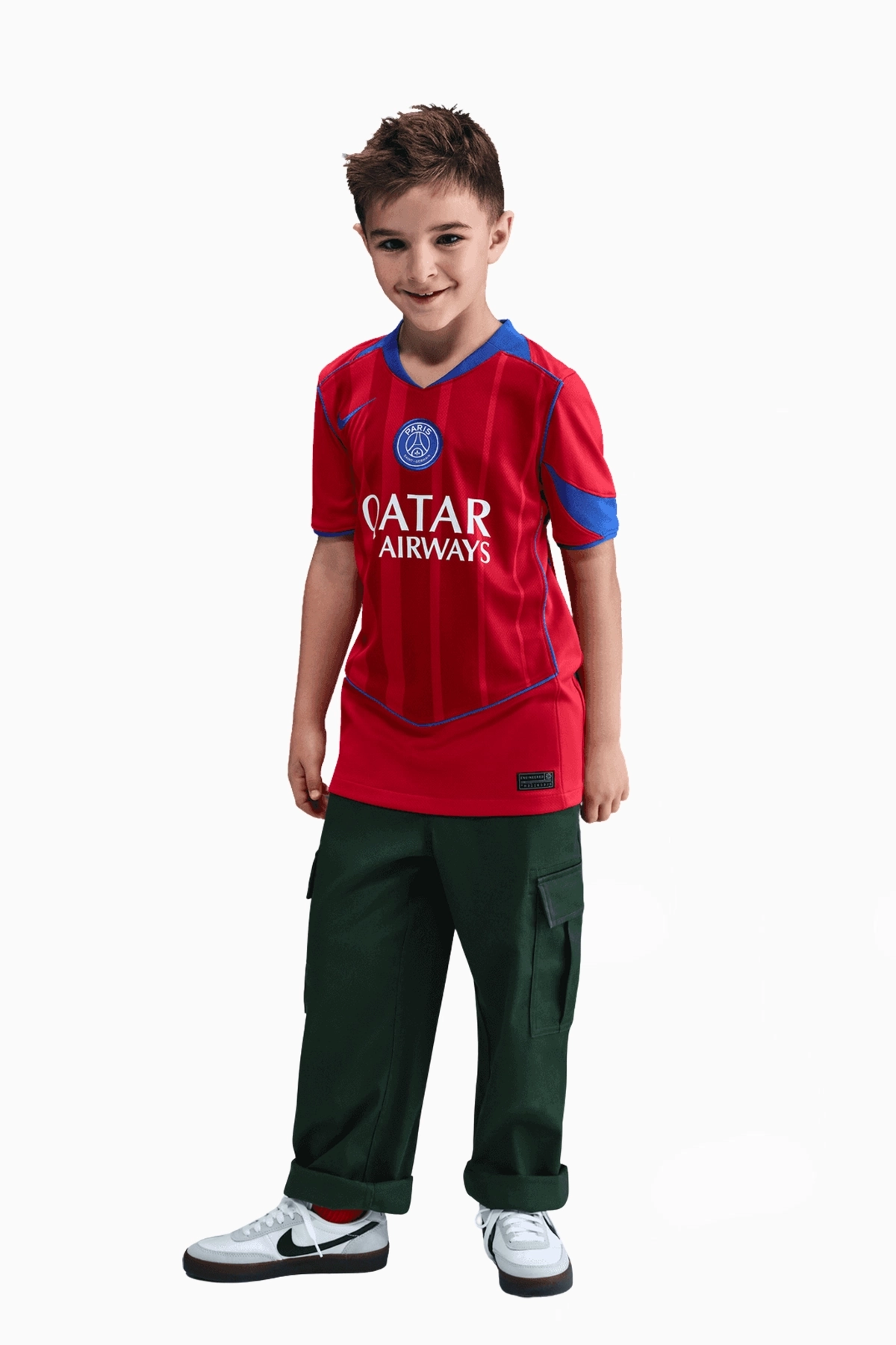 Koszulka Nike PSG 25/26 Trzecia Stadium Junior - Czerwony