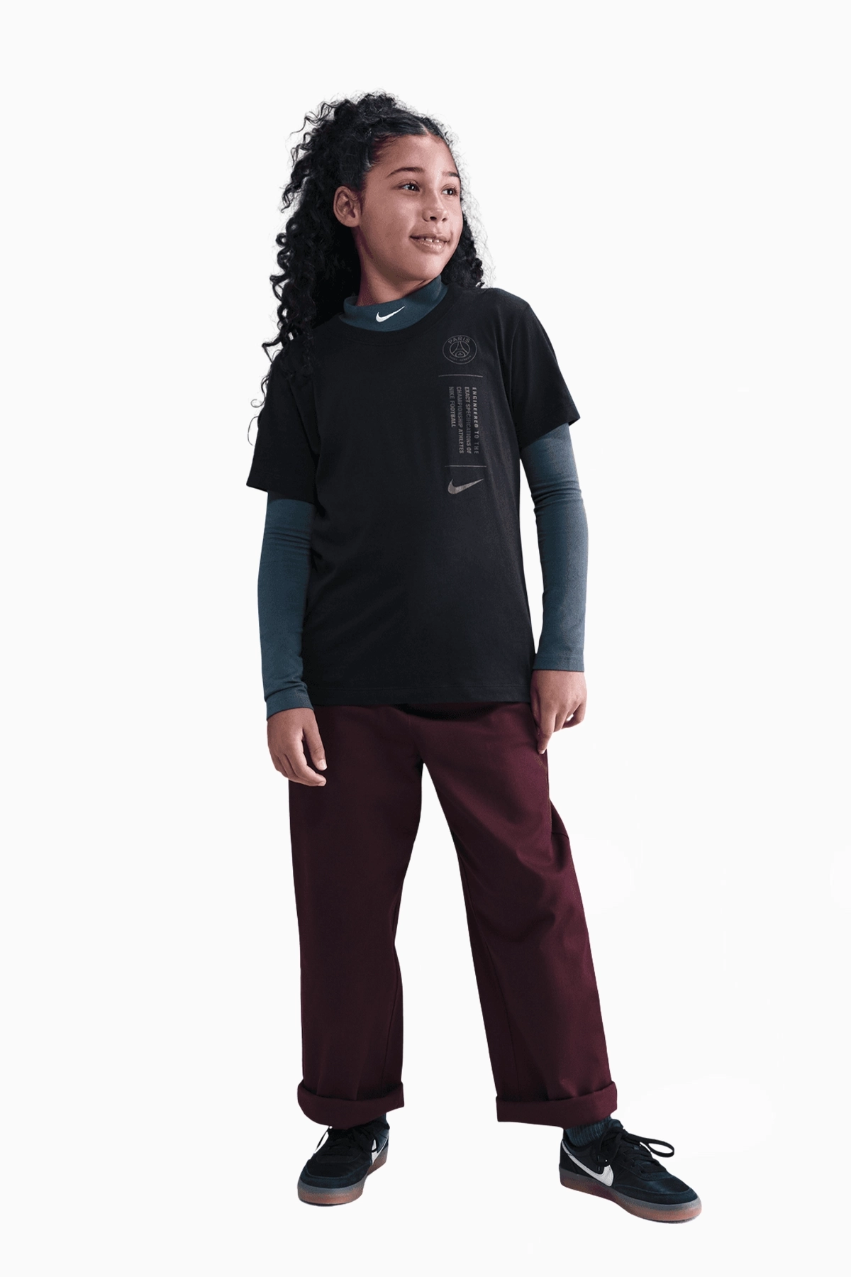 Koszulka Nike PSG 25/26 Tee Junior - Czarny