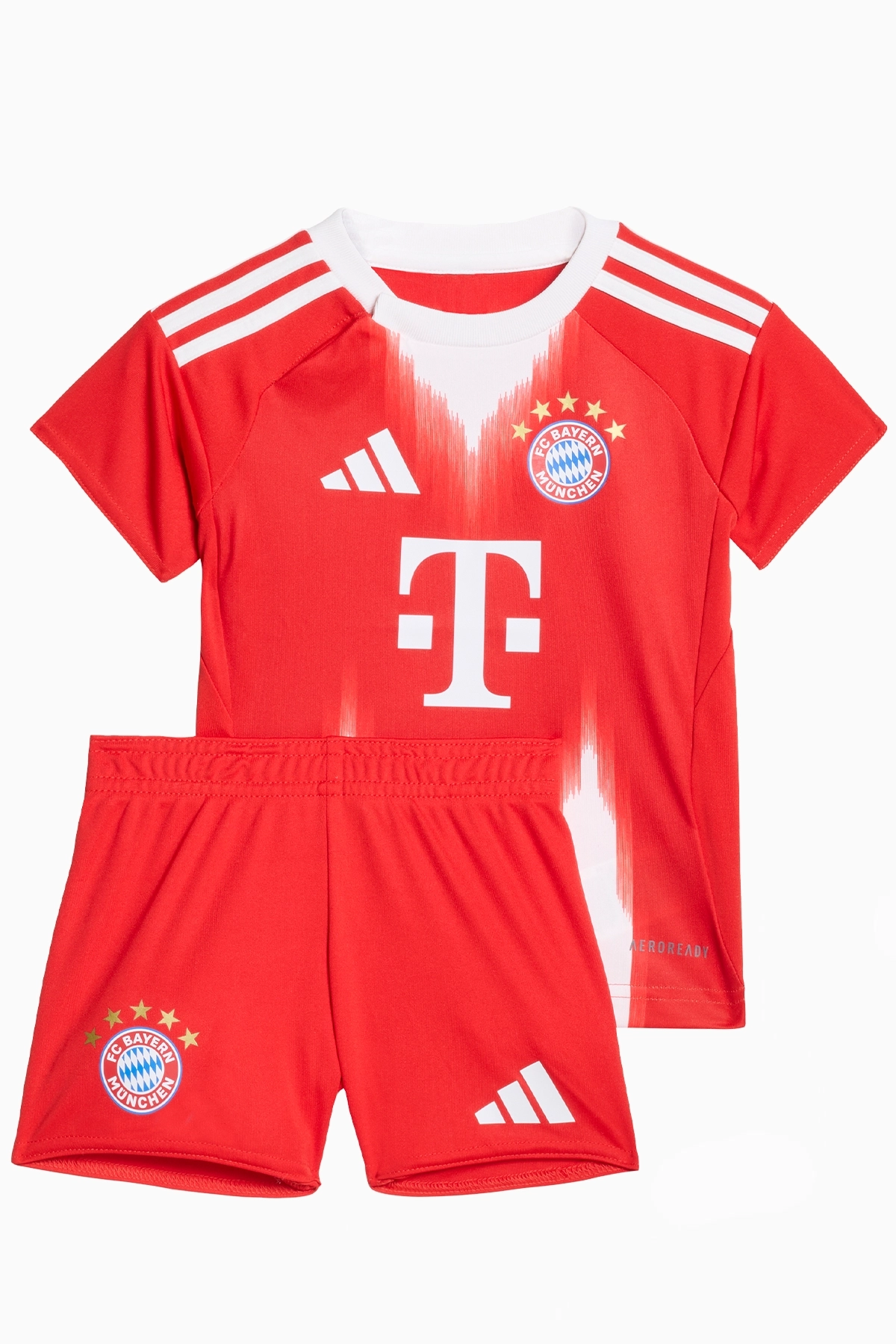 Komplet adidas FC Bayern 25/26 Domowy Małe Dzieci - Czerwony