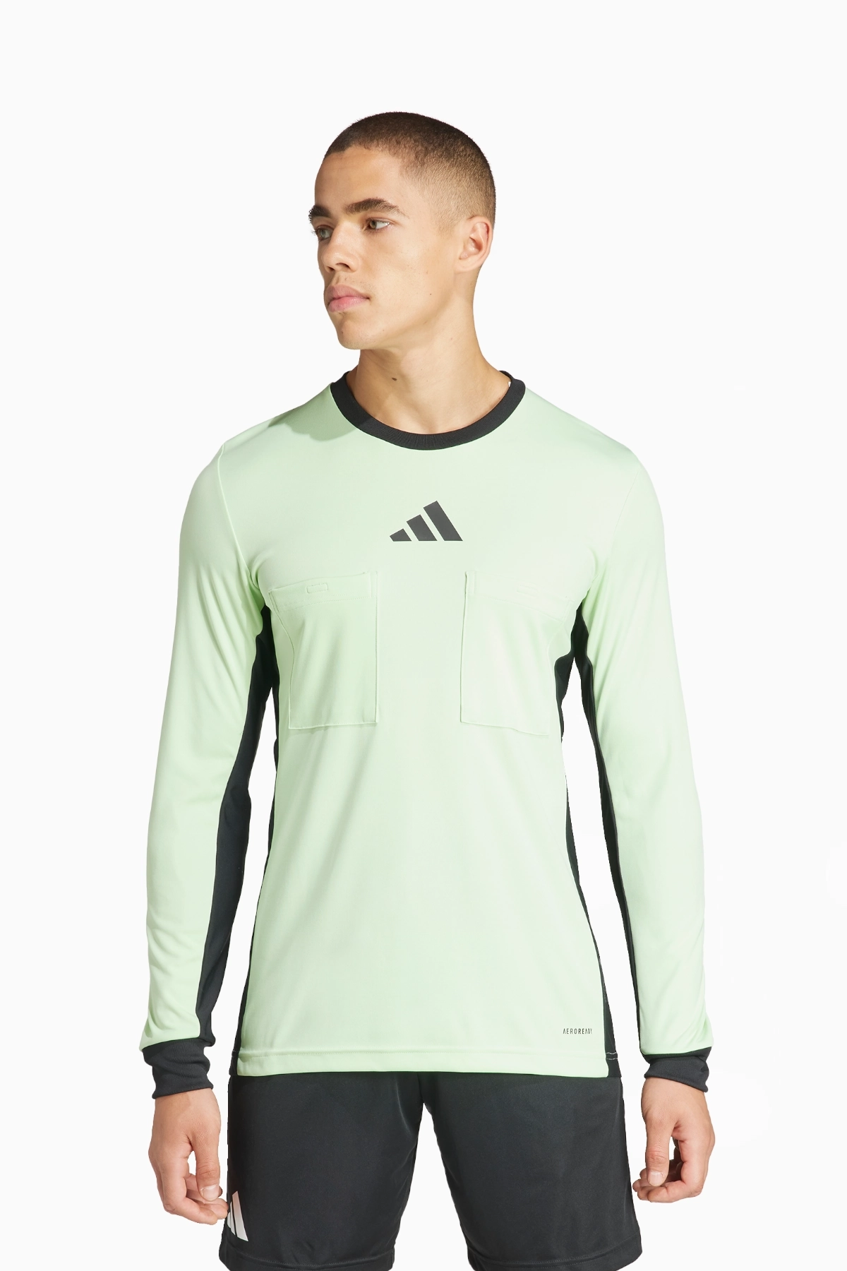 Koszulka z długim rękawem adidas Referee 24 - Limonkowy