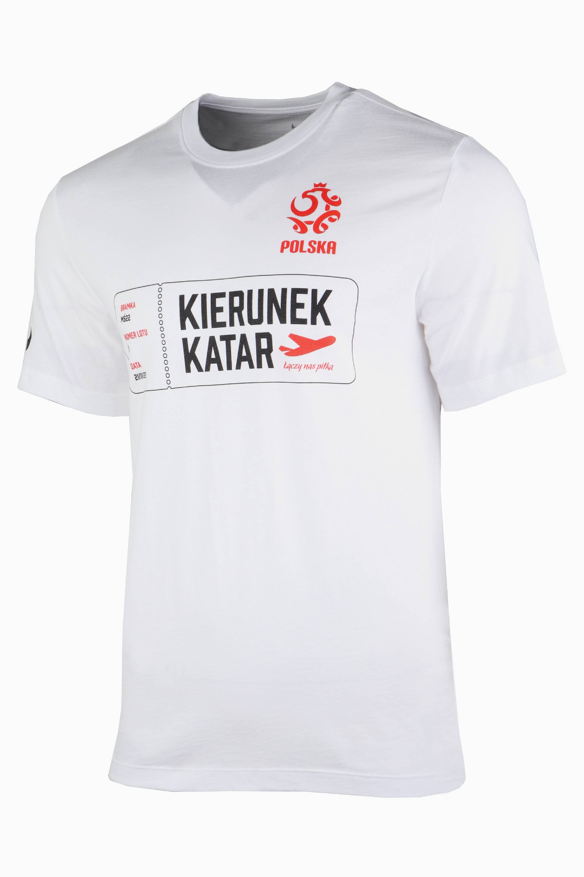 Koszulka Nike "Kierunek Katar" - Biały