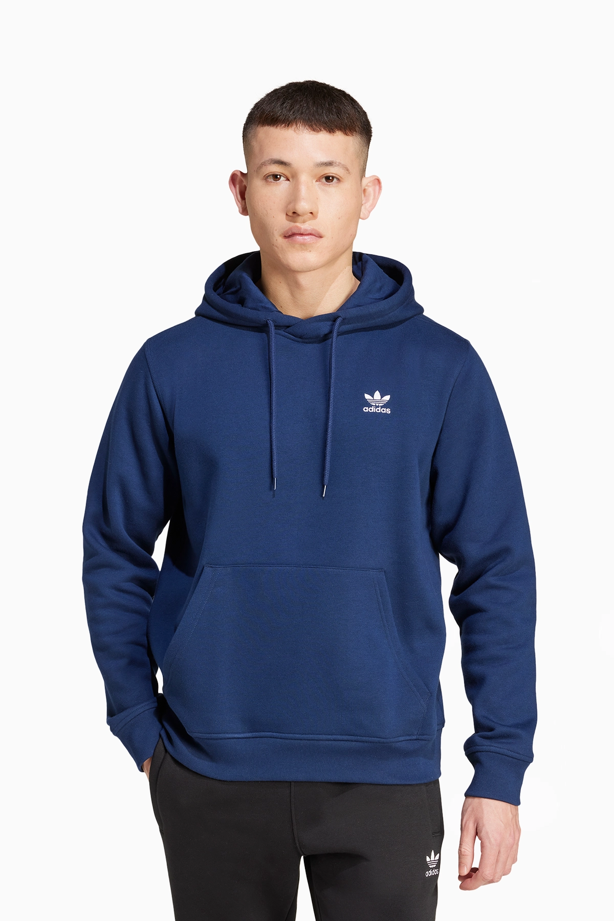 Bluza z kapturem adidas Trefoil Essentials - Granatowy