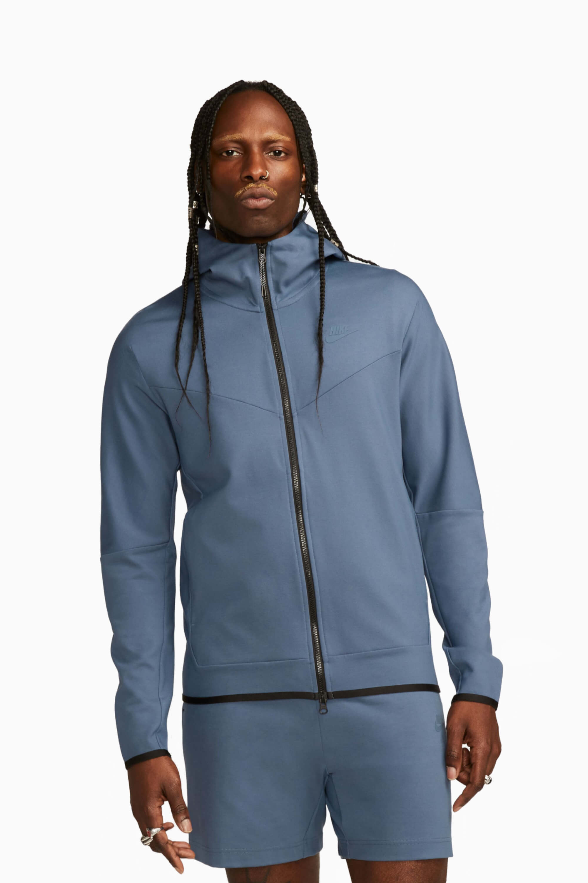 Bluza z kapturem Nike Sportswear Tech Fleece Lightweight - Niebieski