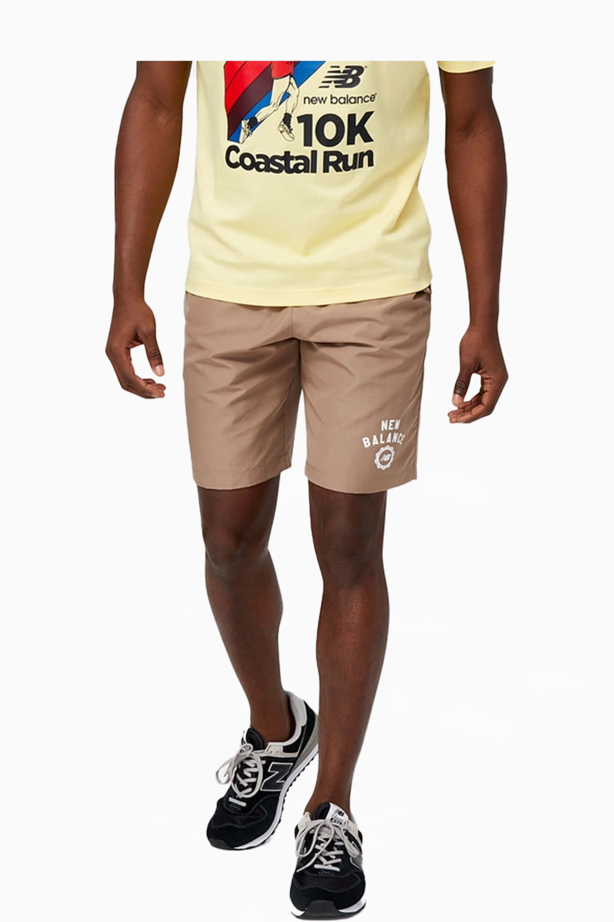 Spodenki New Balance Sport Seasonal - Brązowy