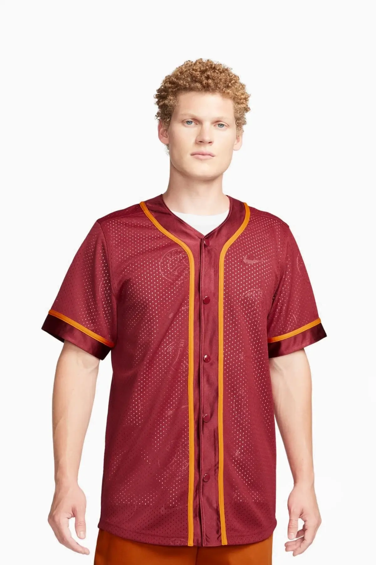 Koszulka Nike PSG 23/24 Baseball Graphic Top - Bordowy