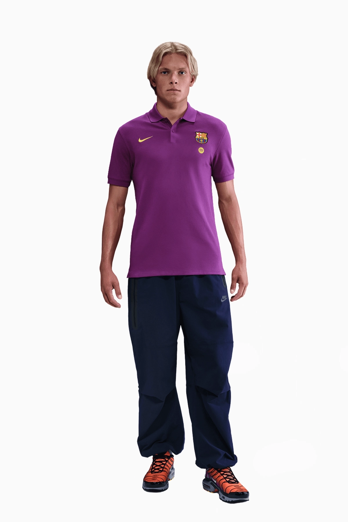 Koszulka Nike FC Barcelona 25/26 Polo - Fioletowy