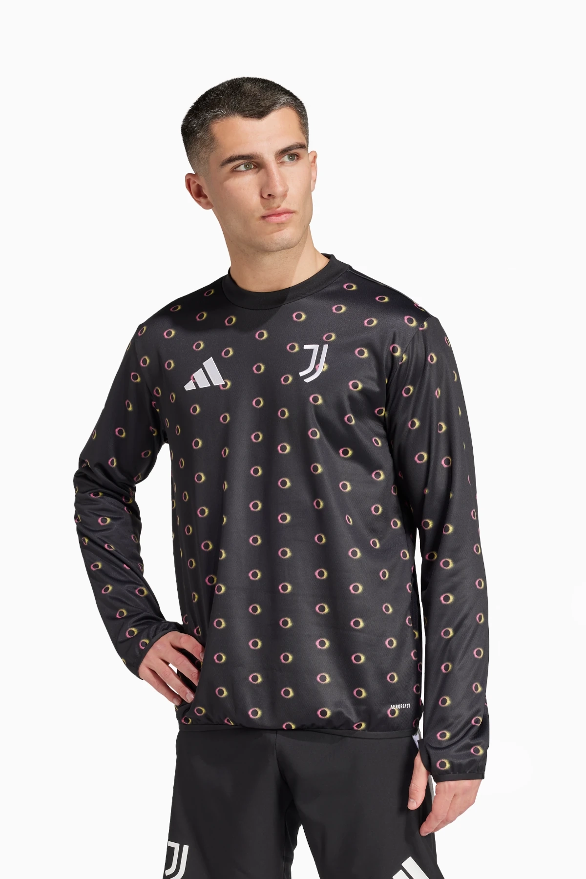 Bluza adidas Juventus FC 24/25 Pre-Match Warm Top - Czarny