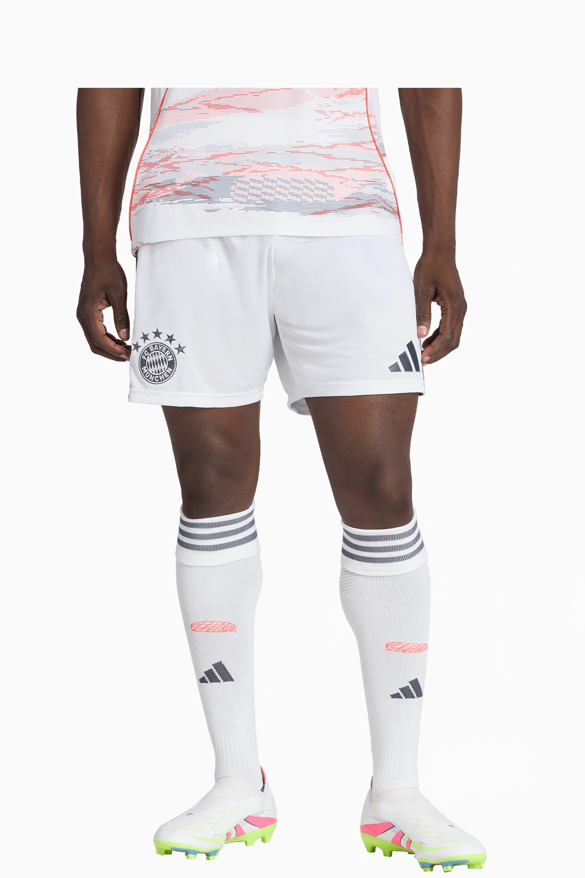 Spodenki adidas FC Bayern 25/26 Wyjazdowe - Biały