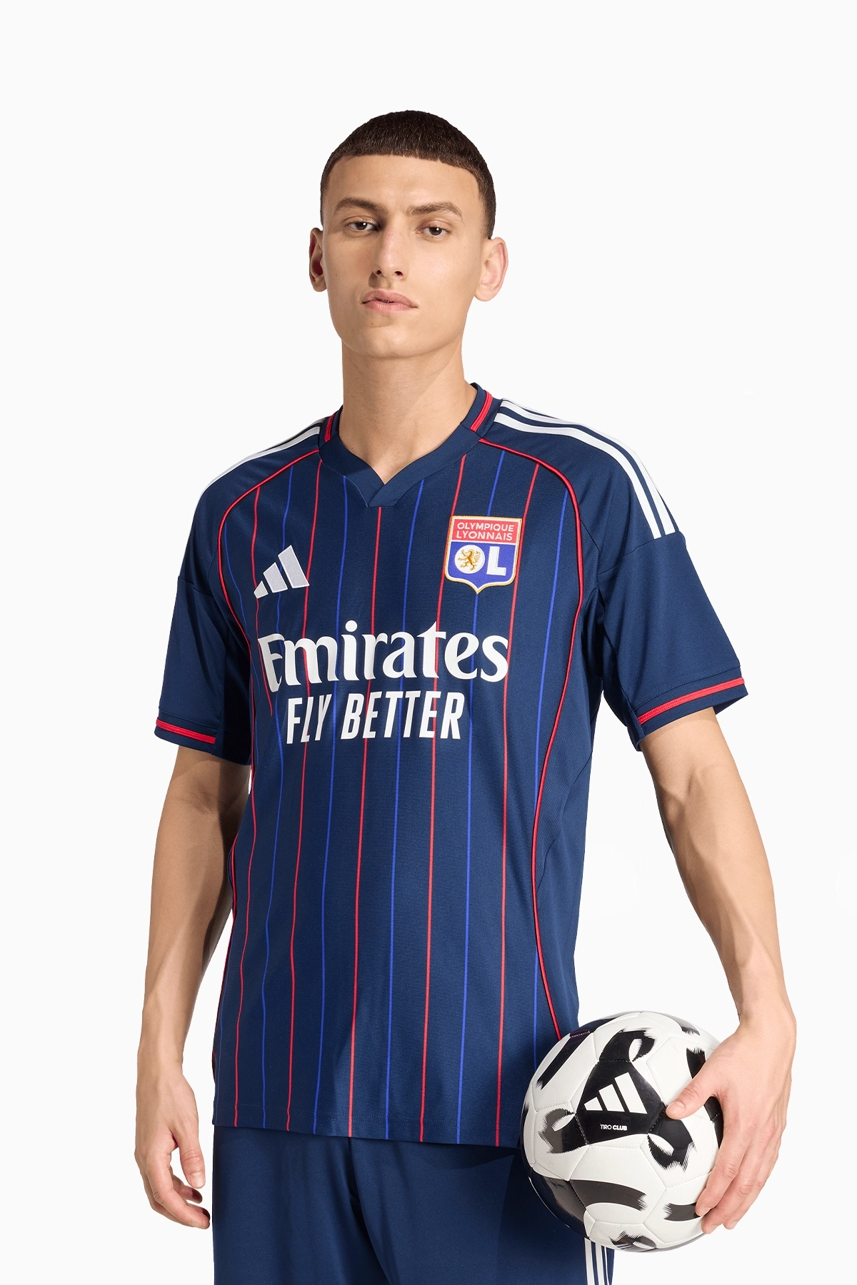 Koszulka adidas Olympique Lyon 25/26 Wyjazdowa Replica - Granatowy