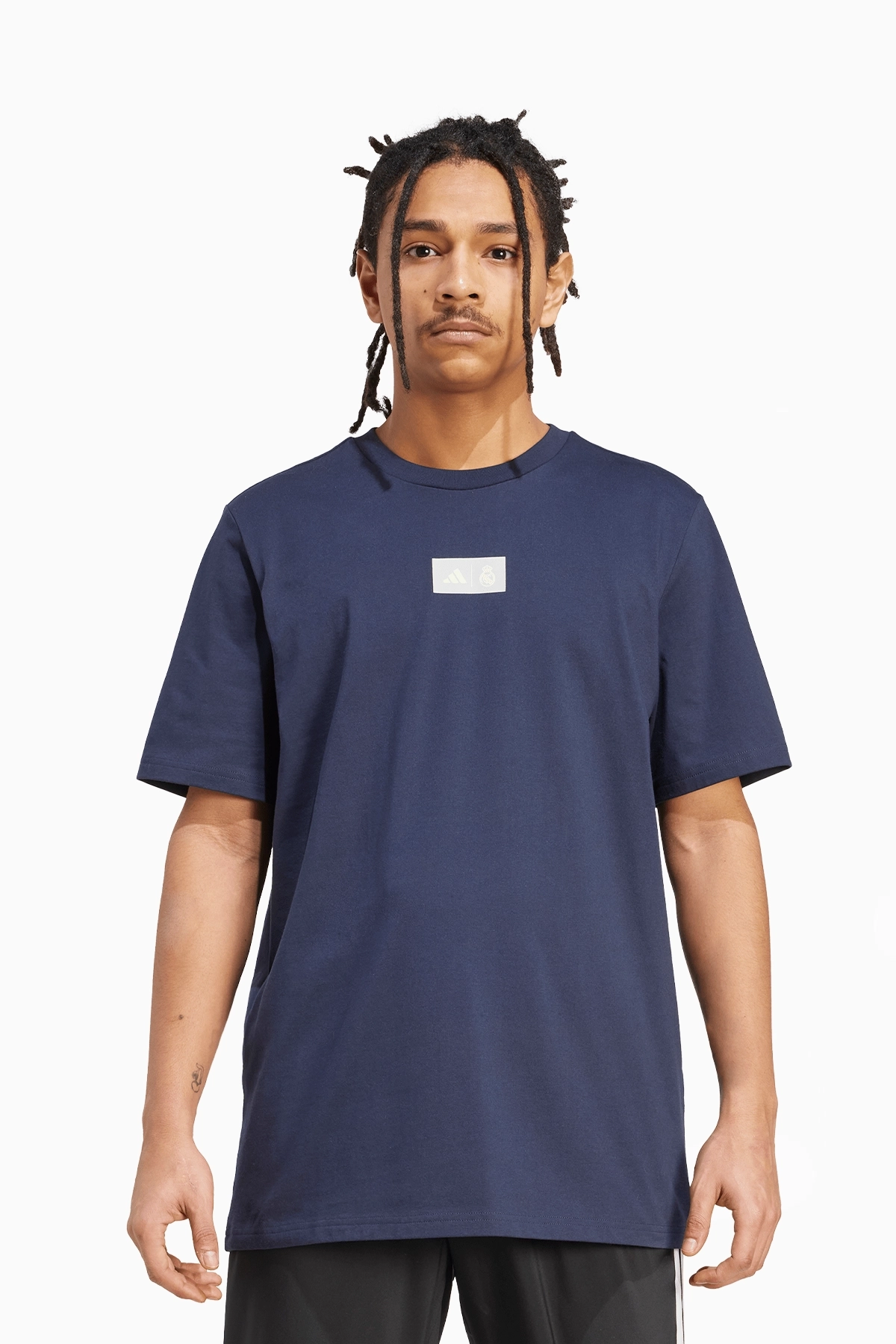 Koszulka adidas Real Madryt 25/26 Seasonal Graphic Tee - Granatowy