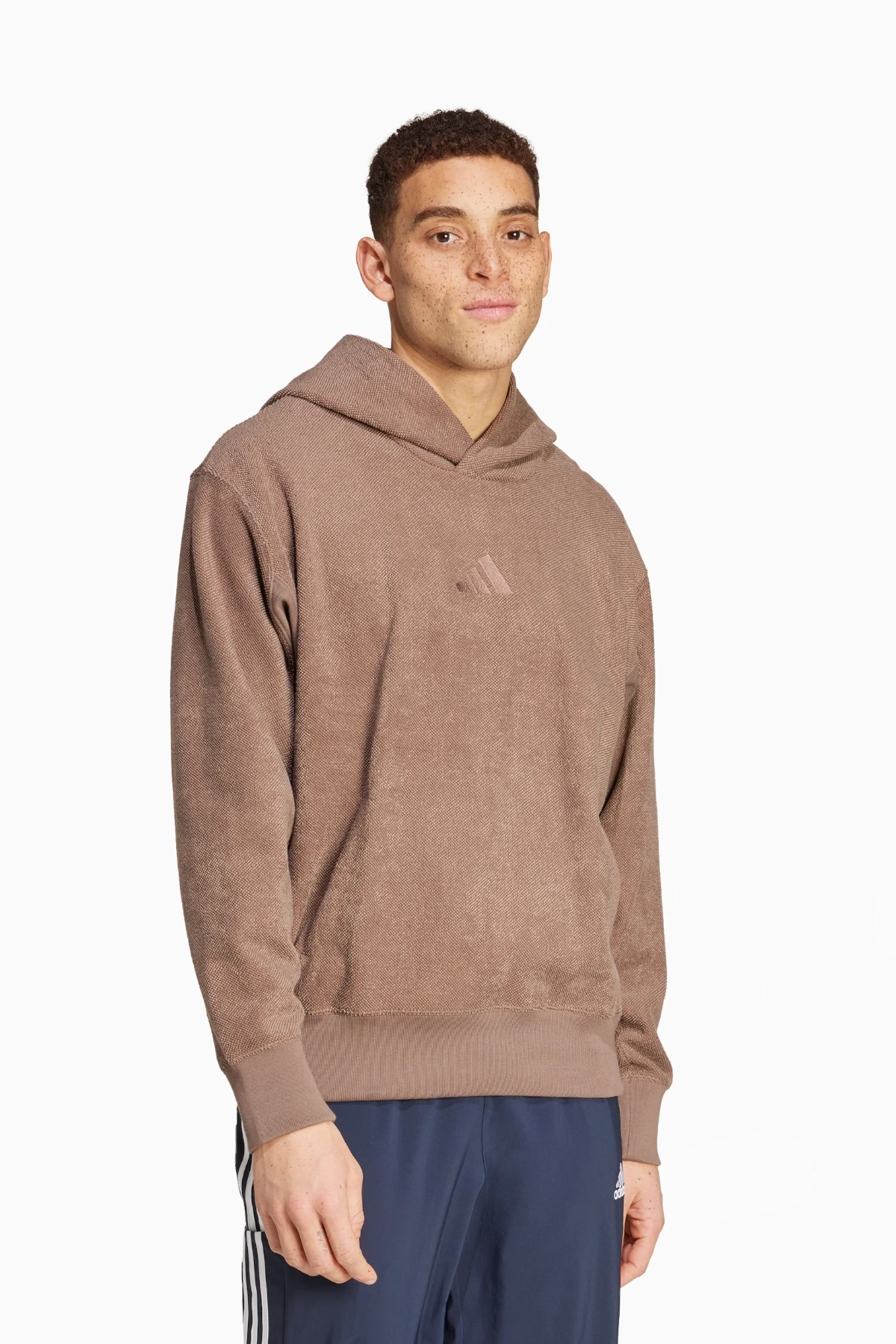 Bluza z kapturem adidas Elevated All SZN - Brązowy