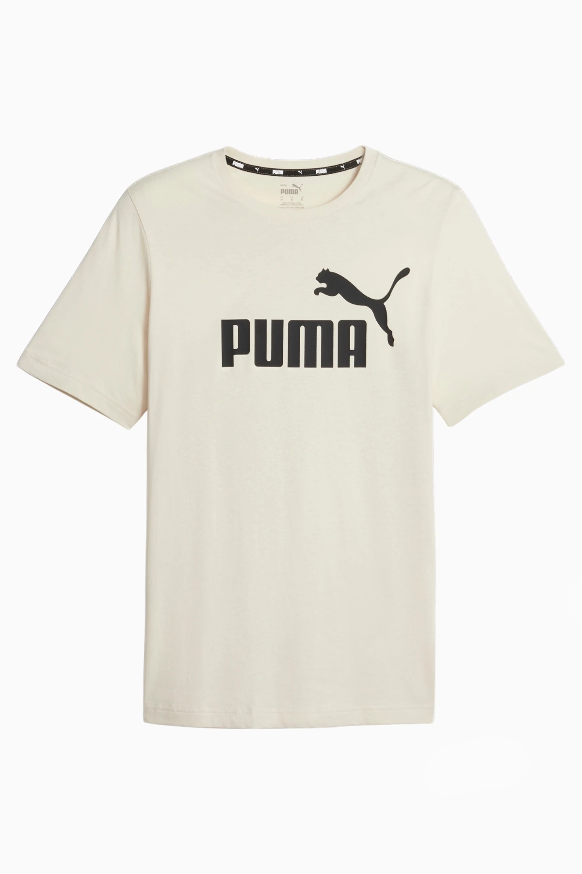 Koszulka Puma Essentials Logo - Beżowy