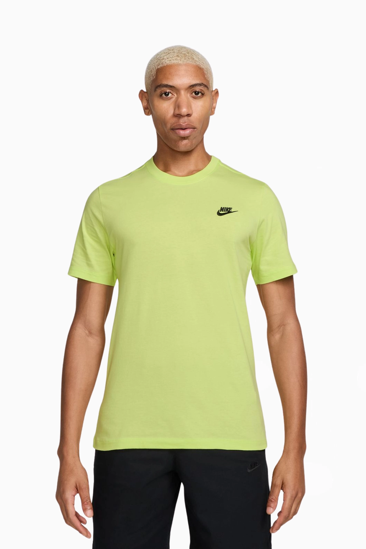 Koszulka Nike Sportswear Club - Limonkowy