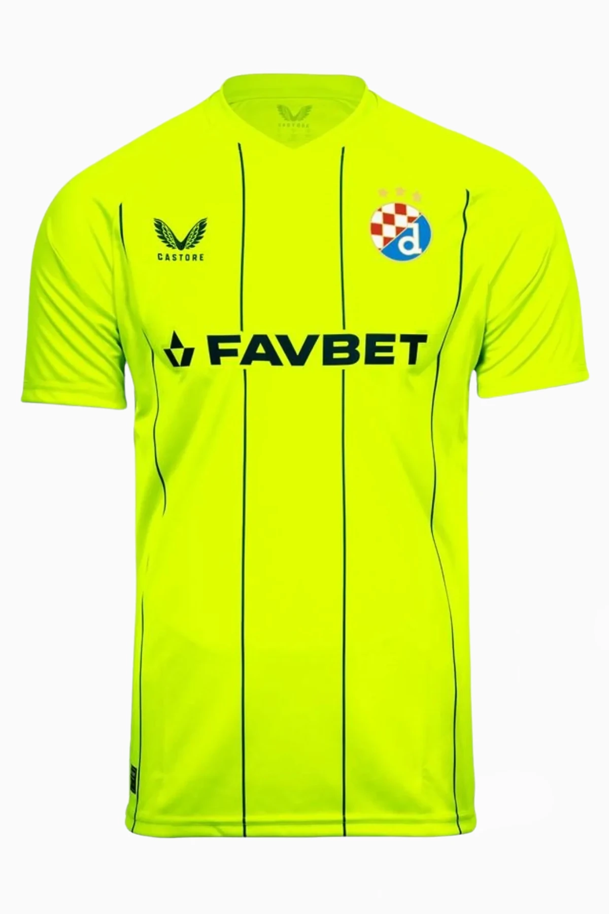 Koszulka Castore Dinamo Zagrzeb 24/25 Wyjazdowa - Limonkowy